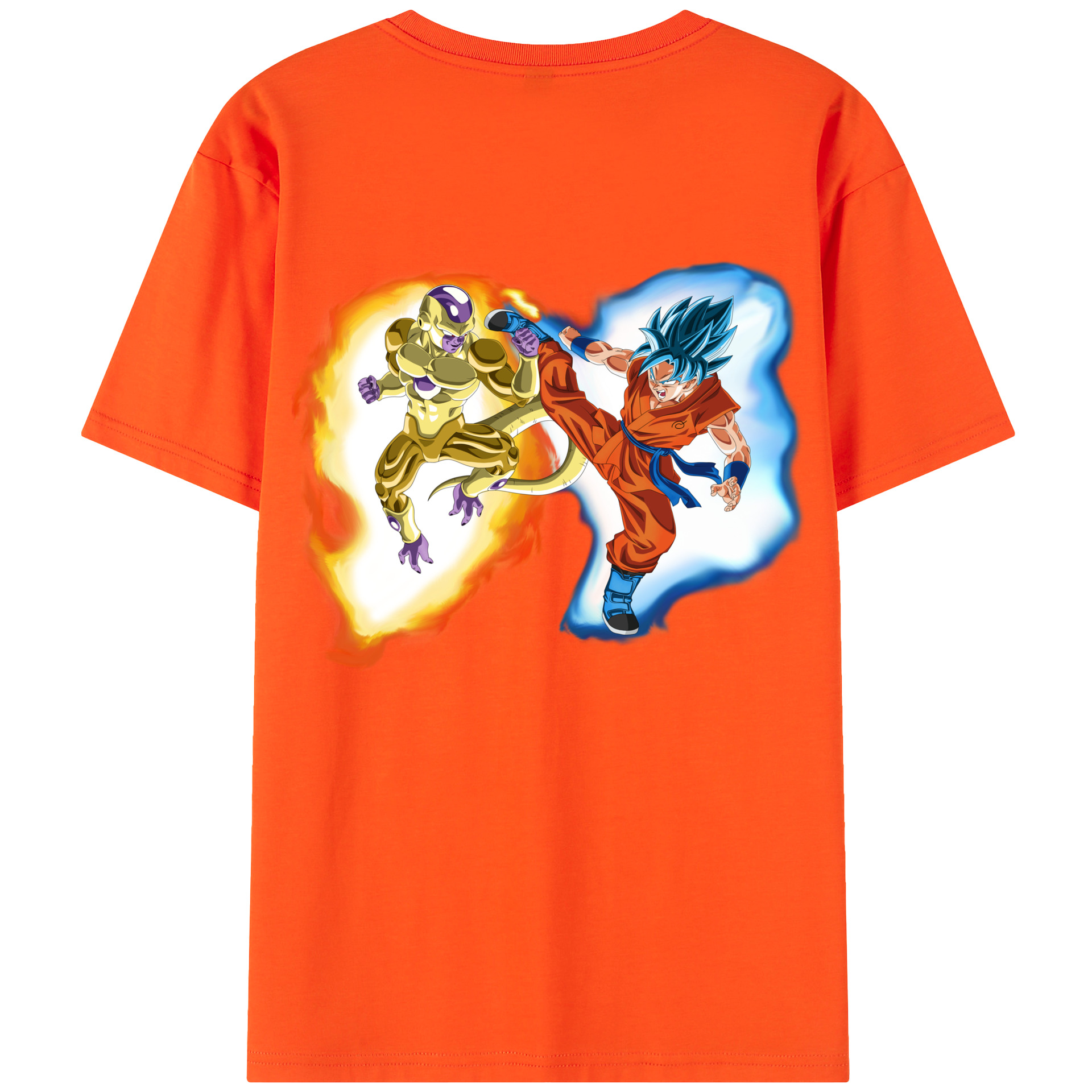（画像用） ドラゴンボール フリーザ DRAGON BALL Frieza 綿100％半袖Tシャツ（背面プリント）