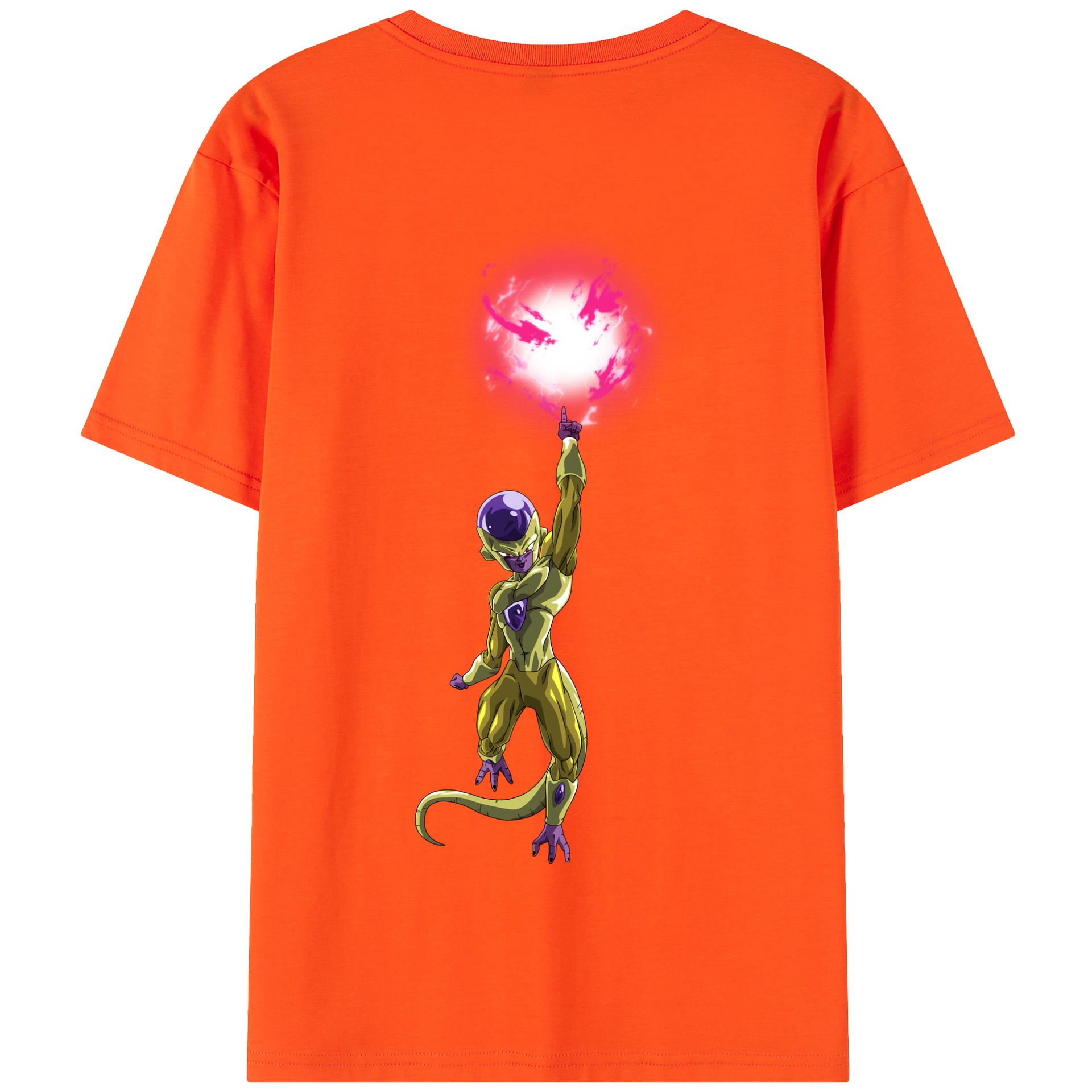 （画像用） ドラゴンボール フリーザ DRAGON BALL Frieza 綿100％半袖Tシャツ（背面プリント）