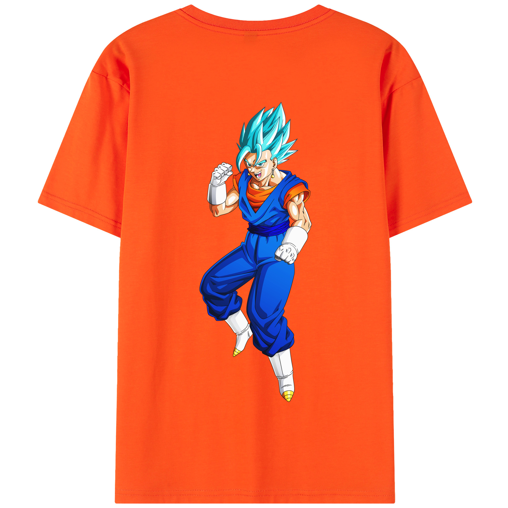 （画像用） ドラゴンボール ベジット DRAGON BALL Vegetto 綿100％半袖Tシャツ（背面プリント）