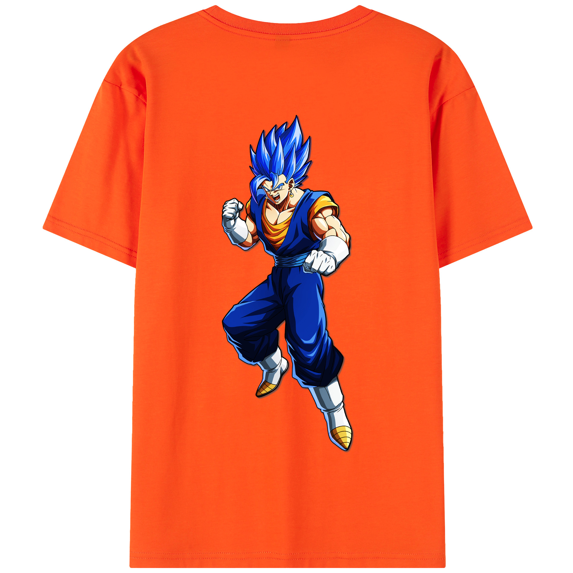 （画像用） ドラゴンボール ベジット DRAGON BALL Vegetto 綿100％半袖Tシャツ（背面プリント）