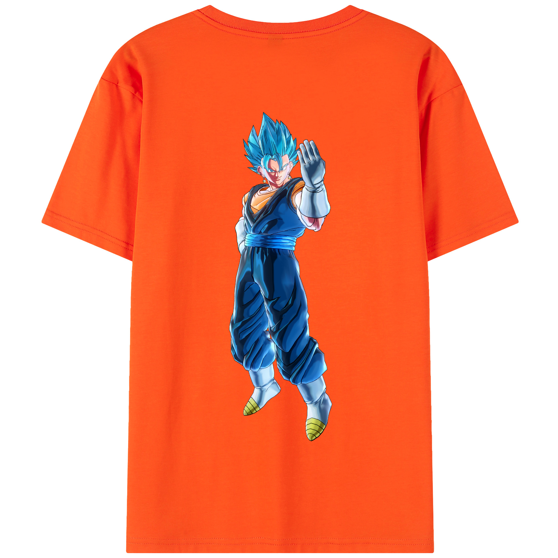 （画像用） ドラゴンボール ベジット DRAGON BALL Vegetto 綿100％半袖Tシャツ（背面プリント）