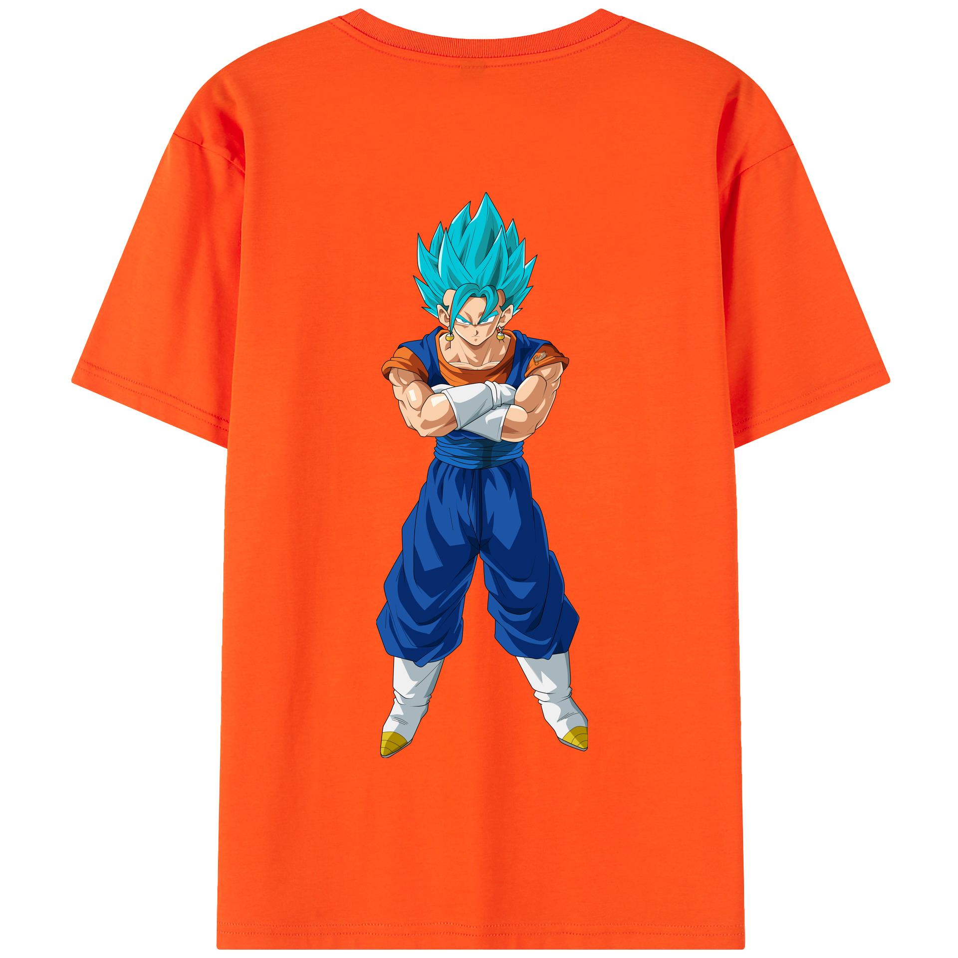 （画像用） ドラゴンボール ベジット DRAGON BALL Vegetto 綿100％半袖Tシャツ（背面プリント）