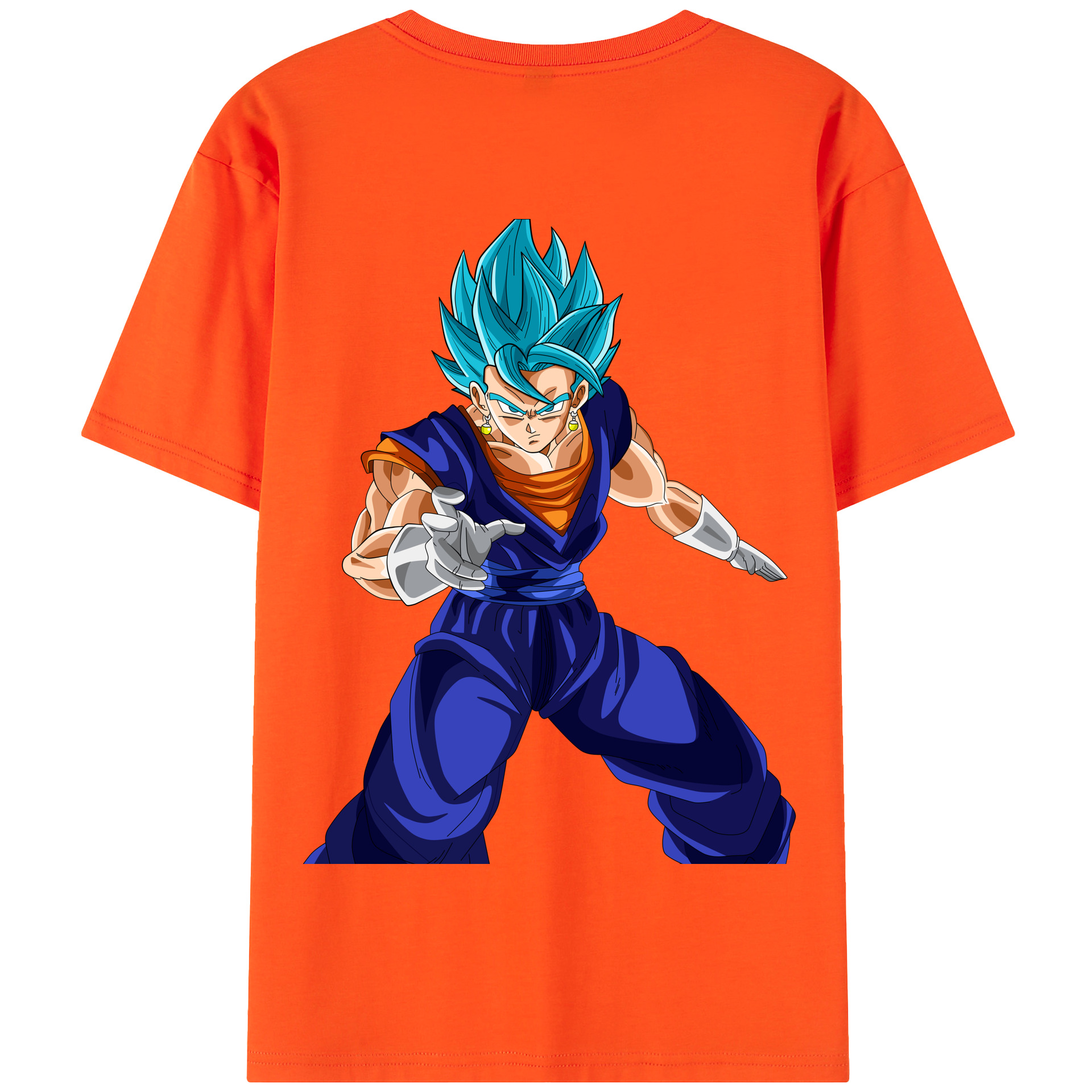 （画像用） ドラゴンボール ベジット DRAGON BALL Vegetto 綿100％半袖Tシャツ（背面プリント）