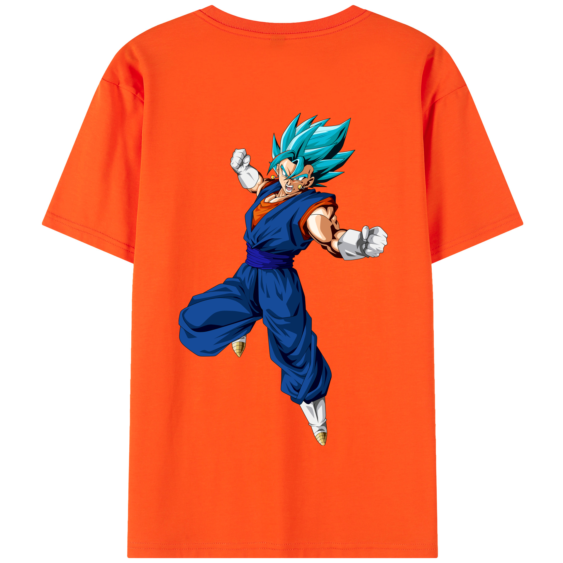 （画像用） ドラゴンボール ベジット DRAGON BALL Vegetto 綿100％半袖Tシャツ（背面プリント）