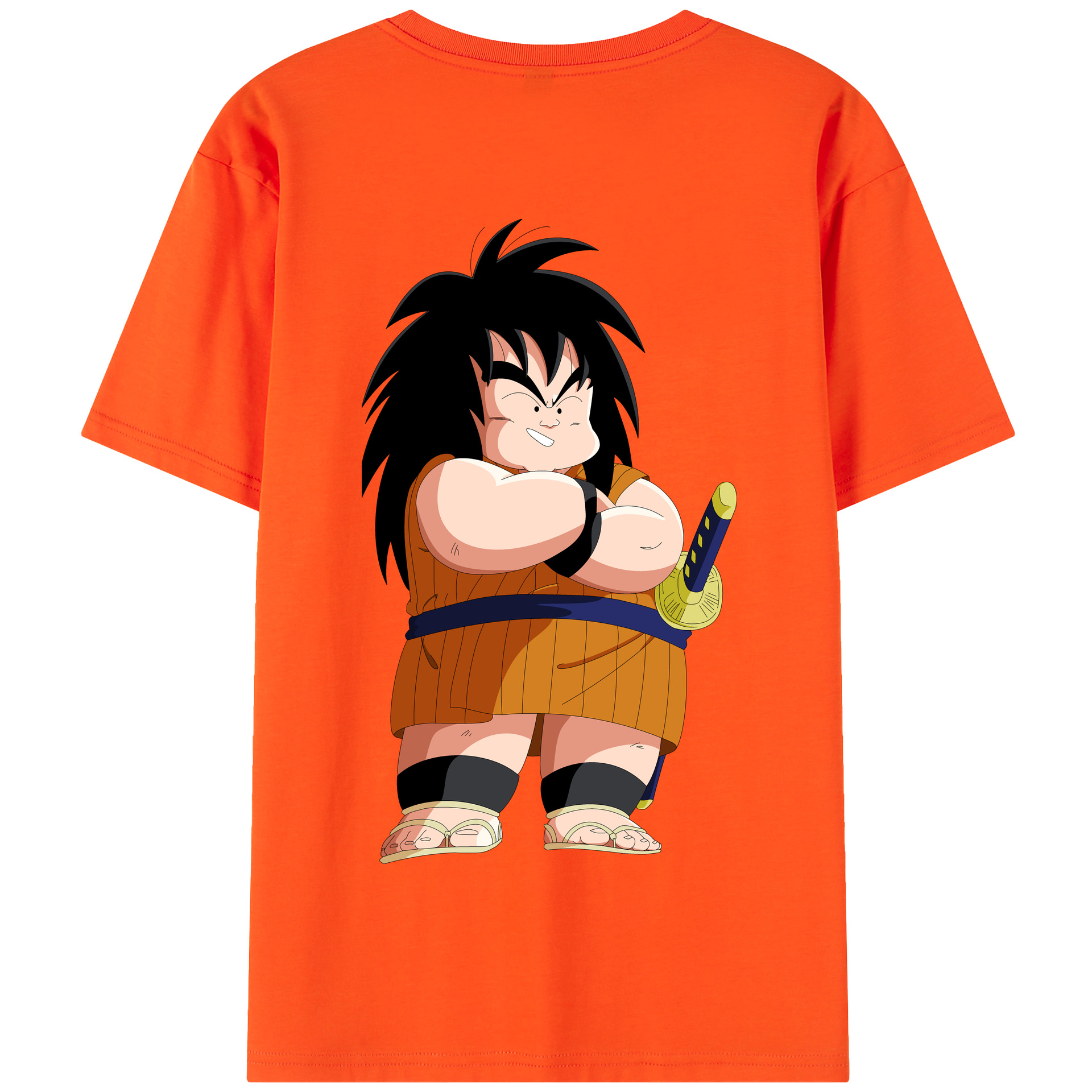 （画像用） ドラゴンボール やじろべえ DRAGON BALL Yajirobe 綿100％半袖Tシャツ（背面プリント）