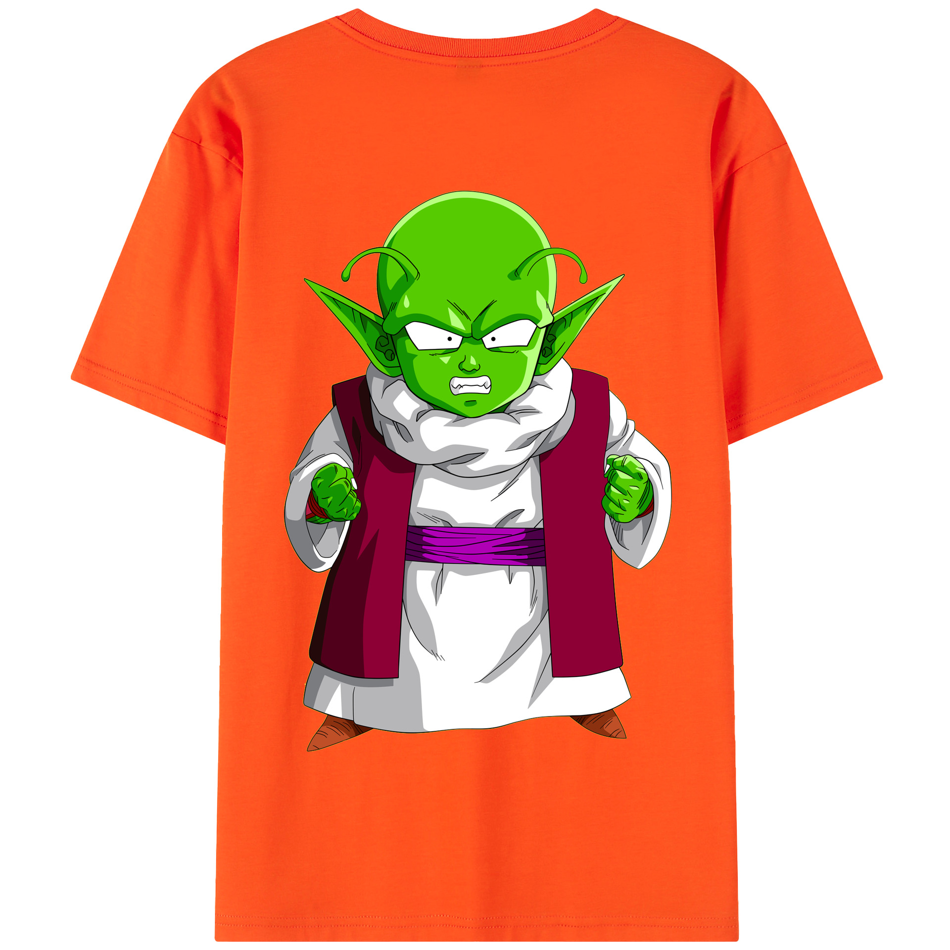 （画像用） ドラゴンボール ピッコロ DRAGON BALL Piccolo 綿100％半袖Tシャツ（背面プリント）