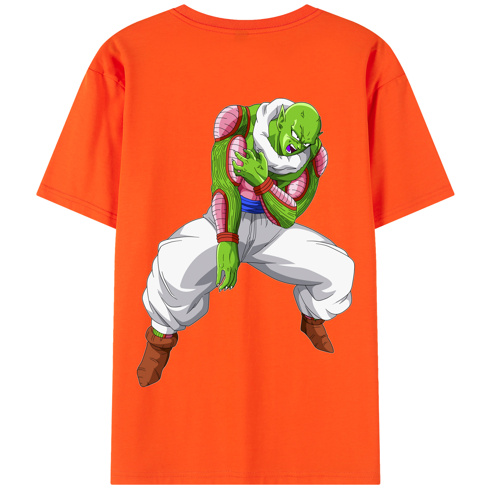 （画像用） ドラゴンボール ピッコロ DRAGON BALL Piccolo 綿100％半袖Tシャツ（背面プリント）