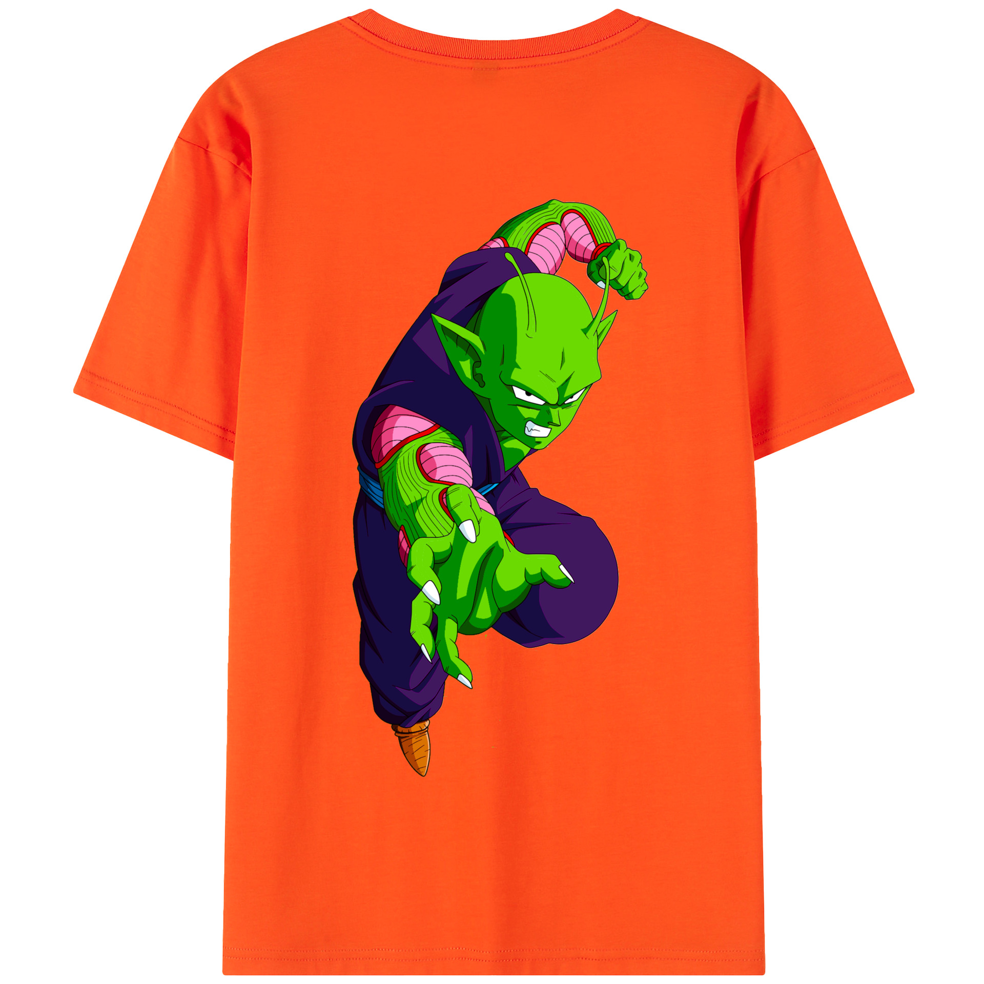 （画像用） ドラゴンボール ピッコロ DRAGON BALL Piccolo 綿100％半袖Tシャツ（背面プリント）