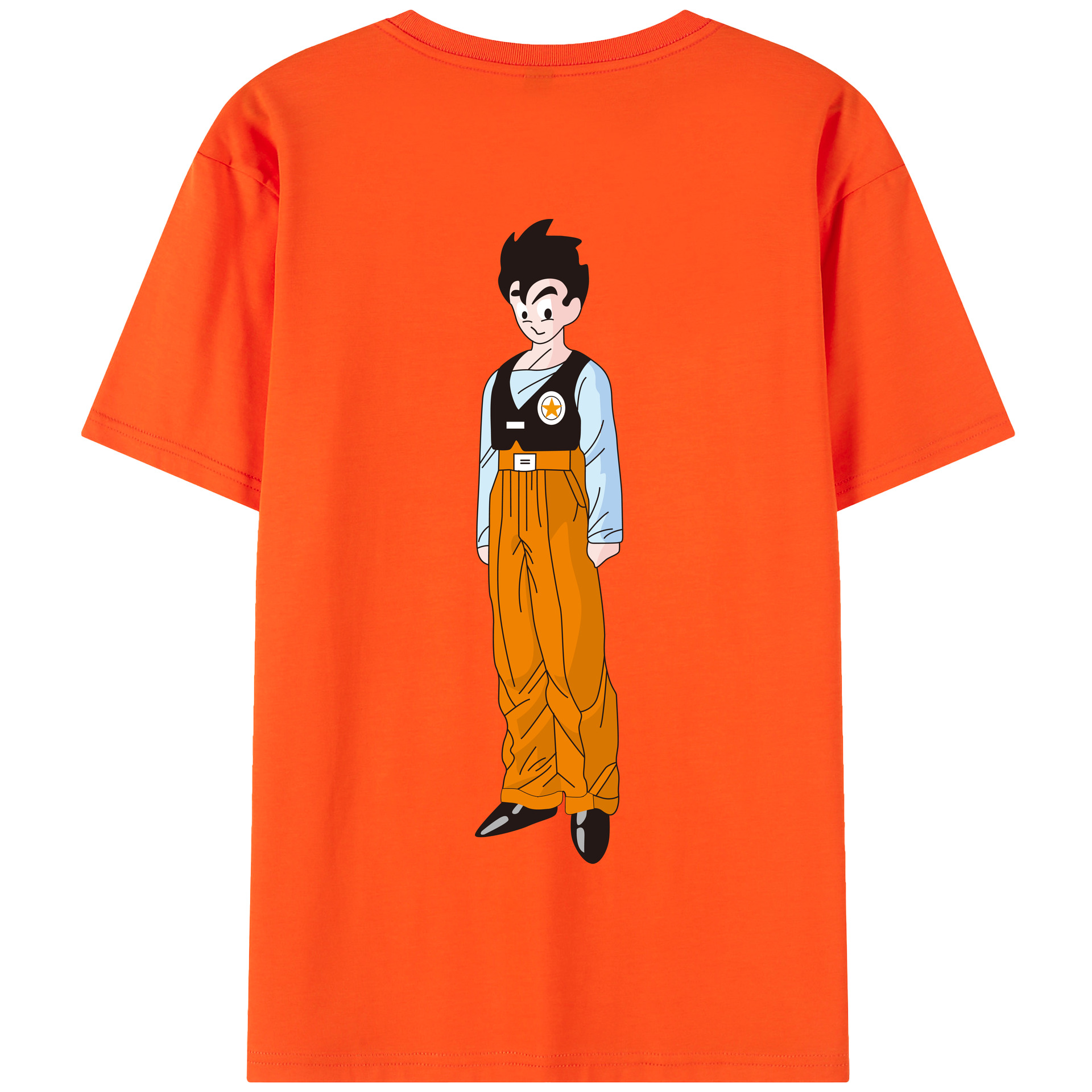 （画像用） ドラゴンボール DRAGON BALL 綿100％半袖Tシャツ（背面プリント）