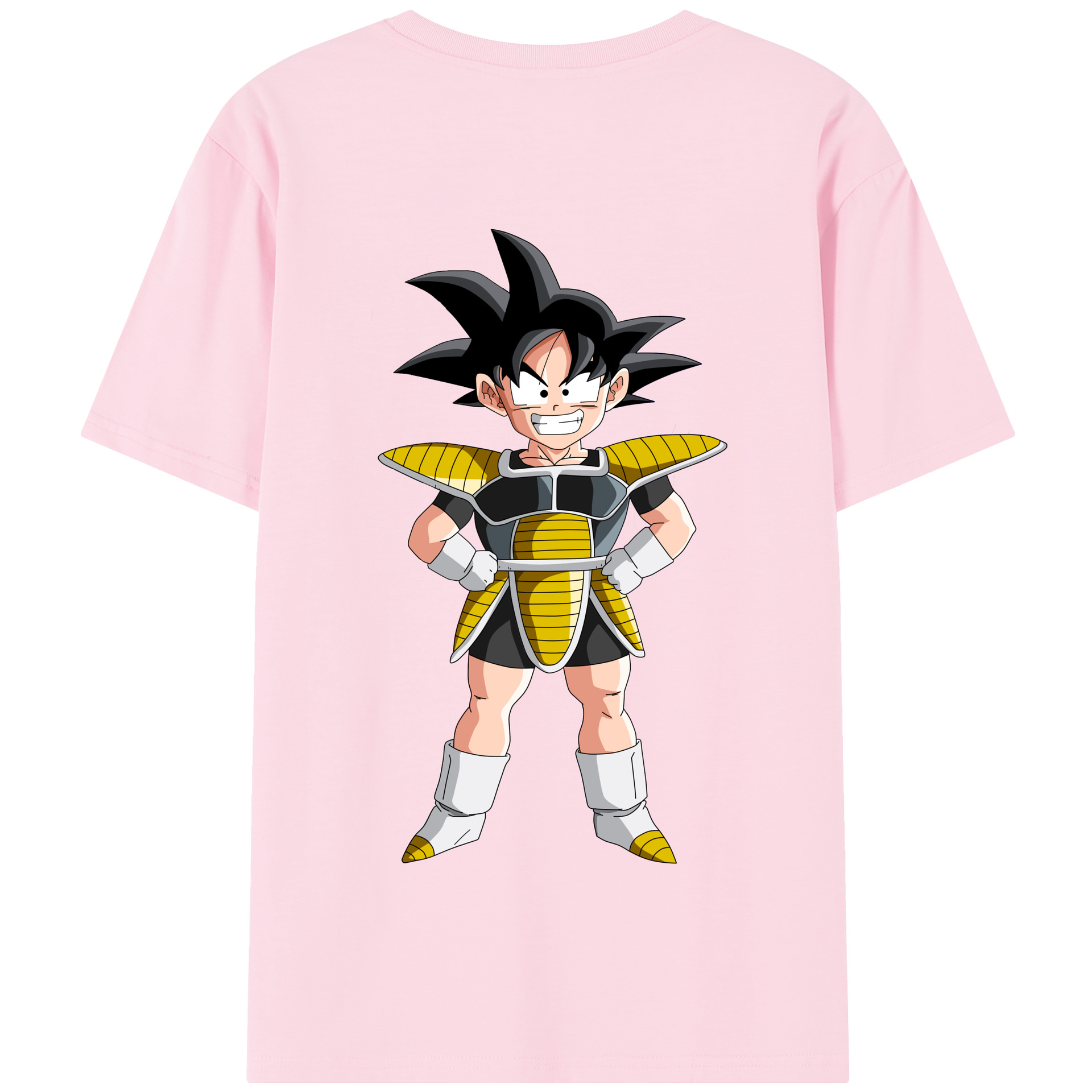 （画像用） ドラゴンボール 孫悟空（そん ごくう）Son Goku カカロット DRAGON BALL Kakarotto 綿100％半袖Tシャツ（背面プリント）