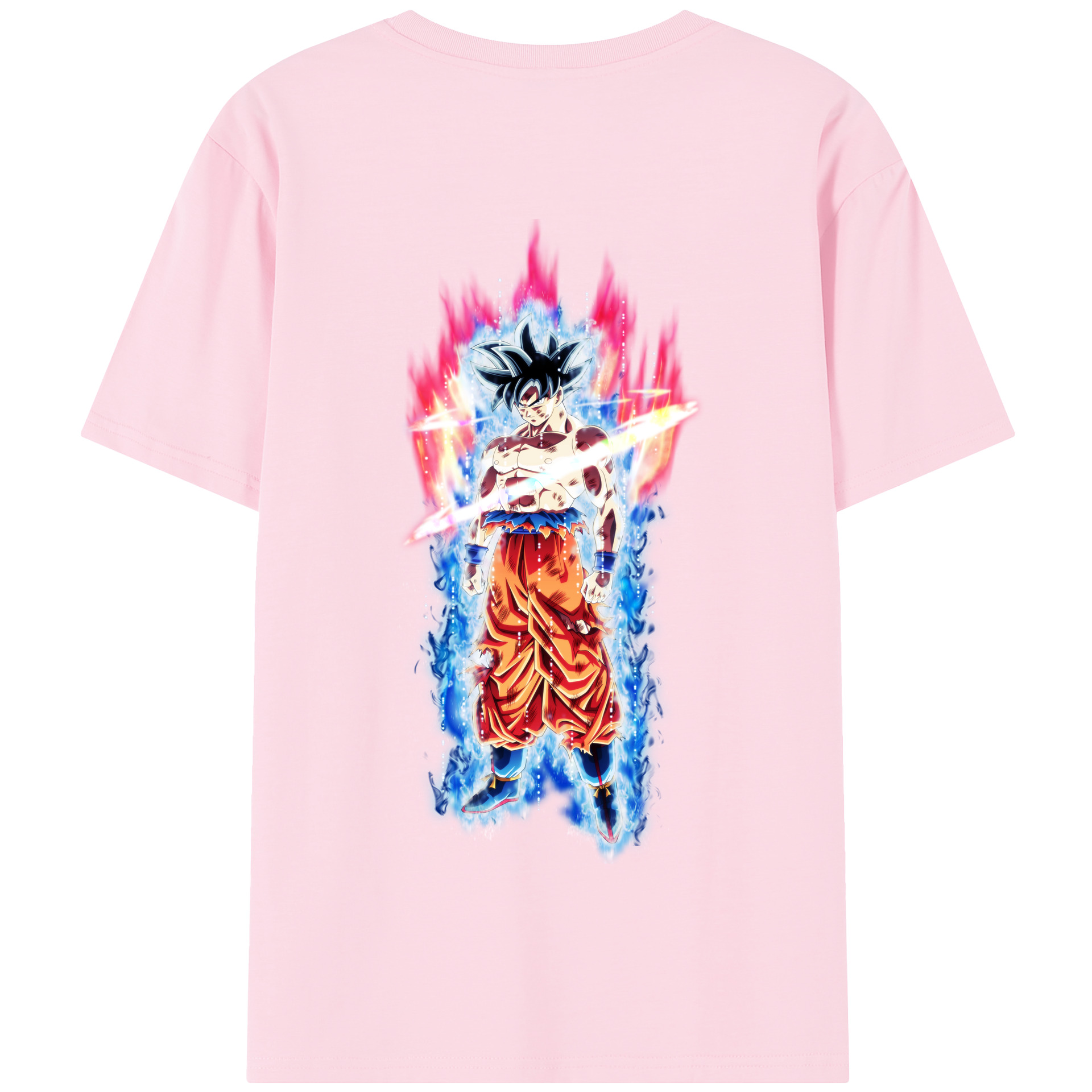 （画像用） ドラゴンボール 孫悟空（そん ごくう）Son Goku カカロット DRAGON BALL Kakarotto 綿100％半袖Tシャツ（背面プリント）