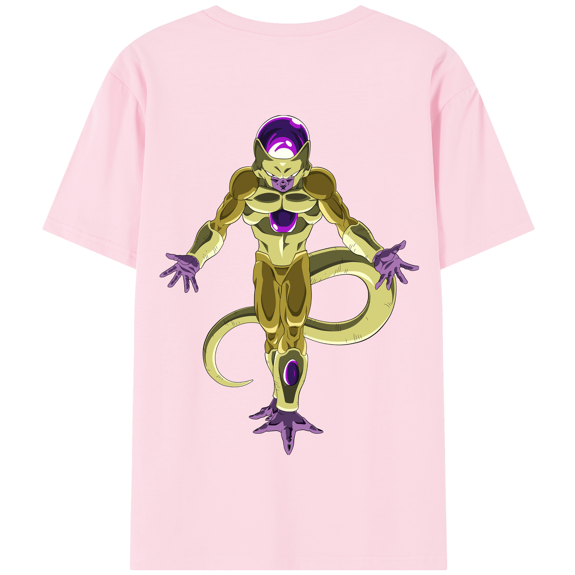 （画像用） ドラゴンボール フリーザ DRAGON BALL Frieza 綿100％半袖Tシャツ（背面プリント）