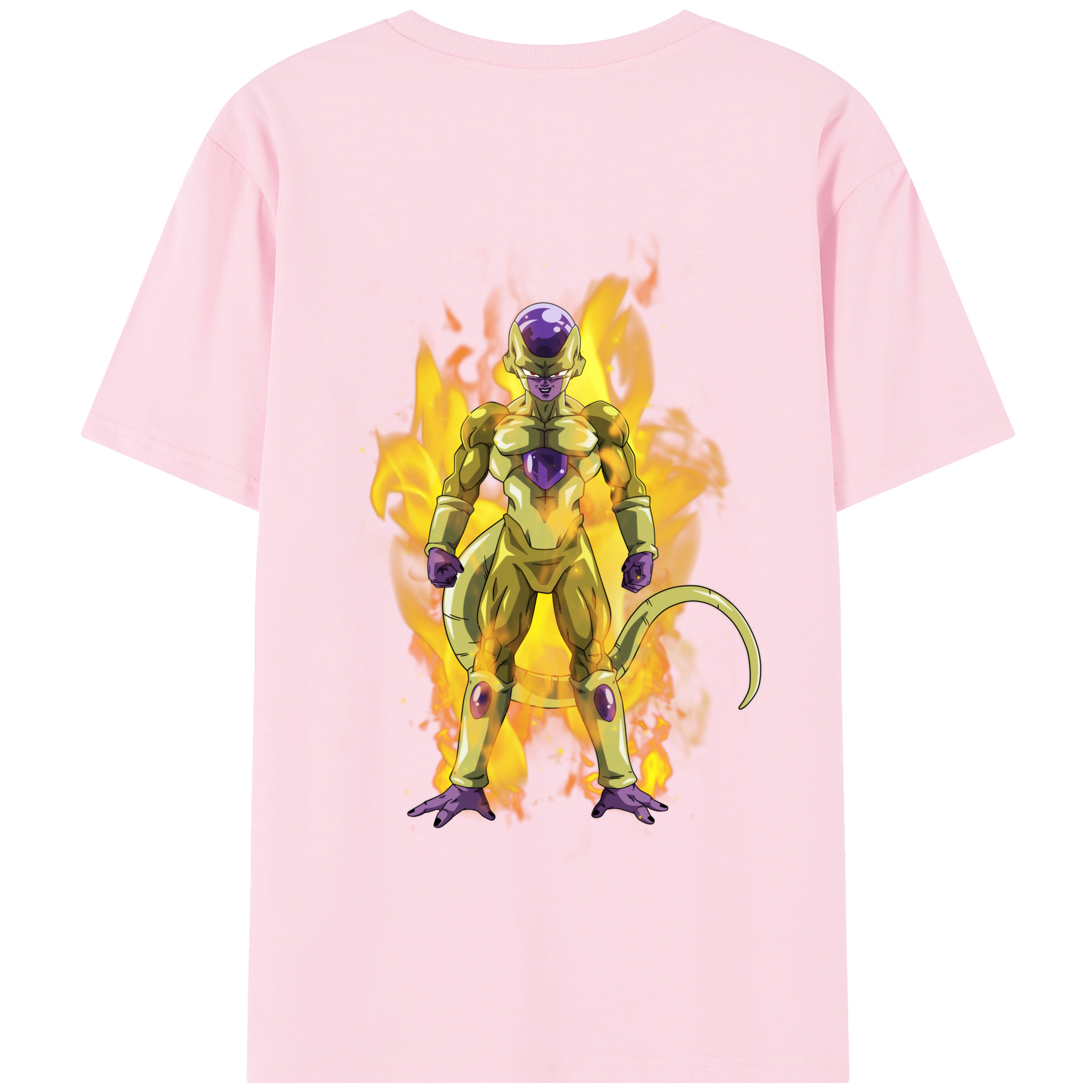 （画像用） ドラゴンボール フリーザ DRAGON BALL Frieza 綿100％半袖Tシャツ（背面プリント）