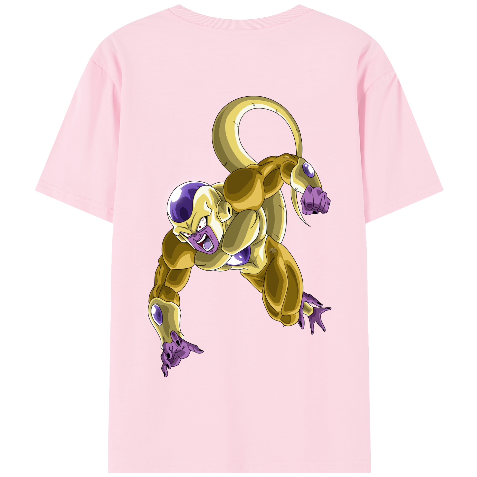 （画像用） ドラゴンボール フリーザ DRAGON BALL Frieza 綿100％半袖Tシャツ（背面プリント）