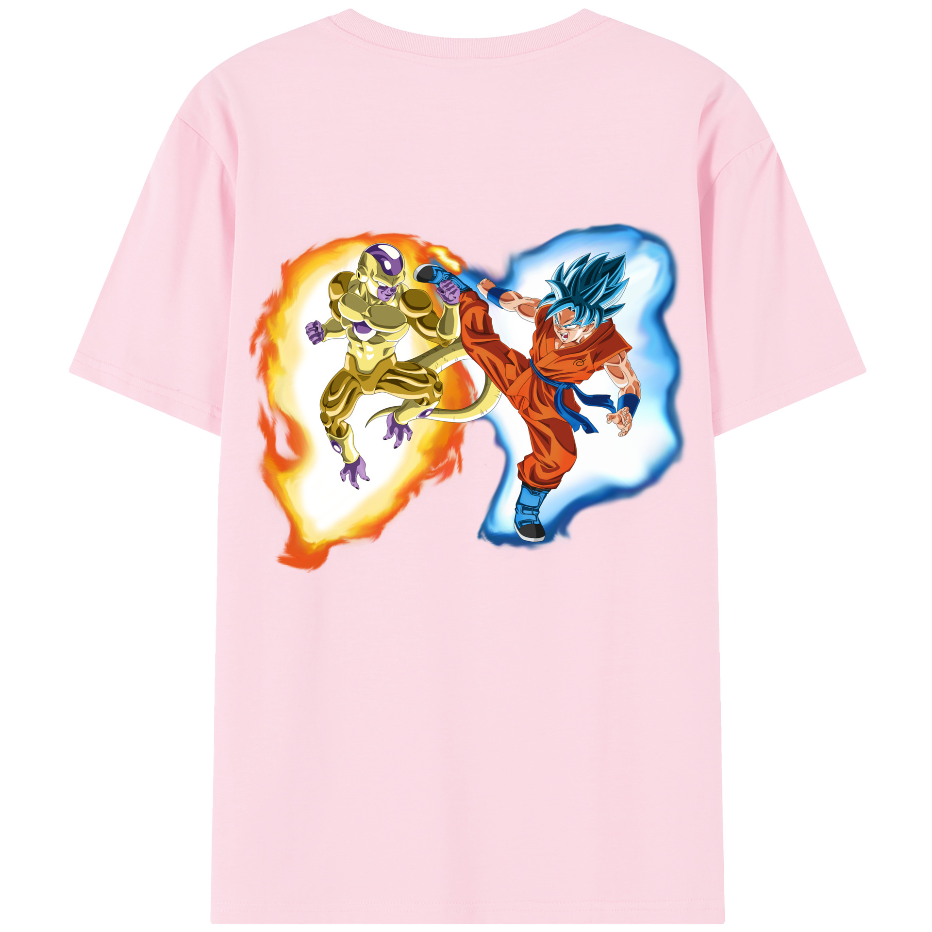（画像用） ドラゴンボール フリーザ DRAGON BALL Frieza 綿100％半袖Tシャツ（背面プリント）
