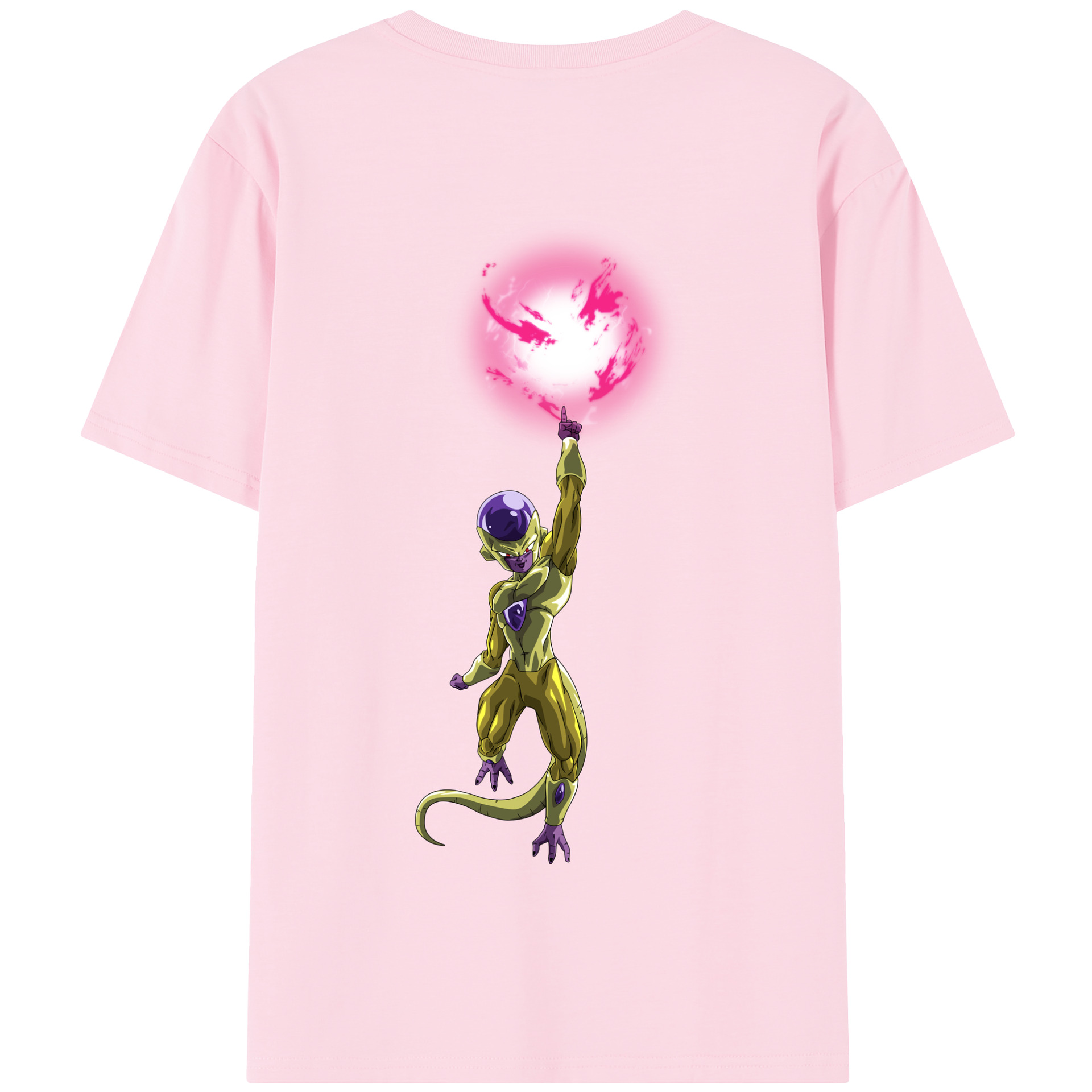 （画像用） ドラゴンボール フリーザ DRAGON BALL Frieza 綿100％半袖Tシャツ（背面プリント）