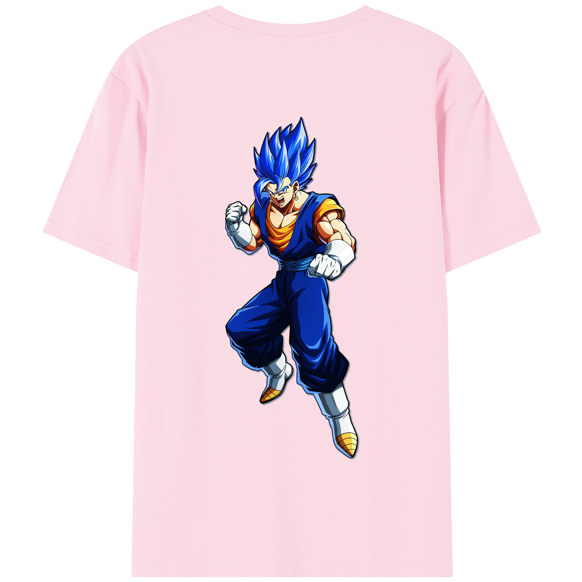 （画像用） ドラゴンボール ベジット DRAGON BALL Vegetto 綿100％半袖Tシャツ（背面プリント）