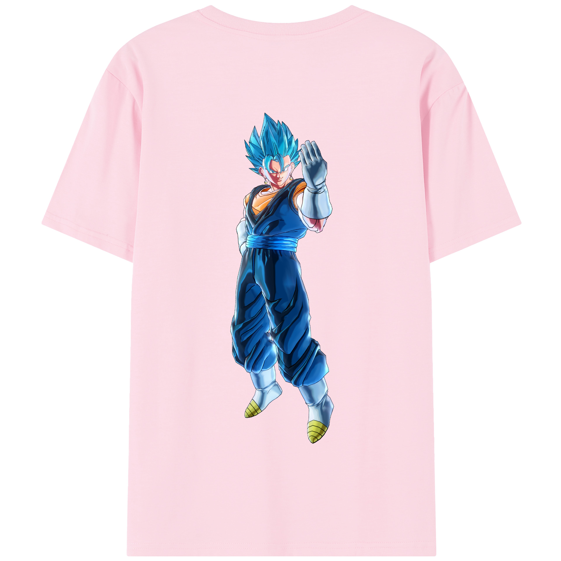 （画像用） ドラゴンボール ベジット DRAGON BALL Vegetto 綿100％半袖Tシャツ（背面プリント）