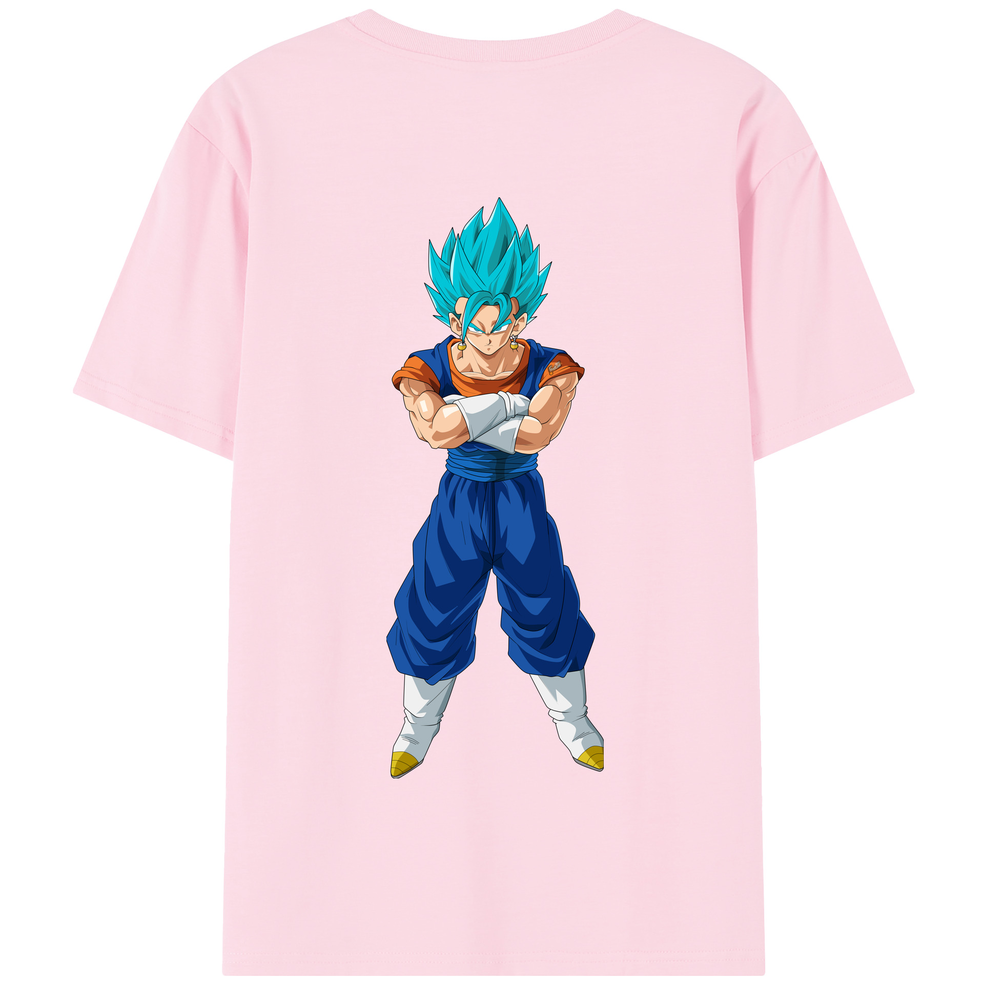（画像用） ドラゴンボール ベジット DRAGON BALL Vegetto 綿100％半袖Tシャツ（背面プリント）