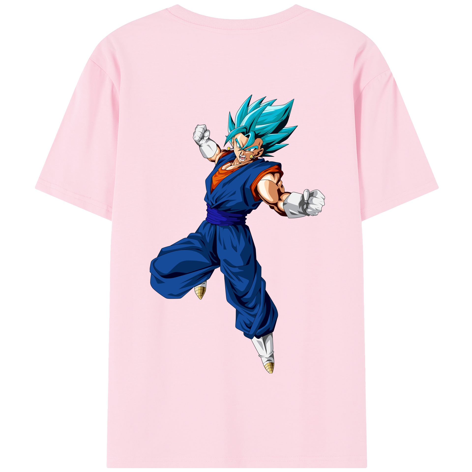 （画像用） ドラゴンボール ベジット DRAGON BALL Vegetto 綿100％半袖Tシャツ（背面プリント）