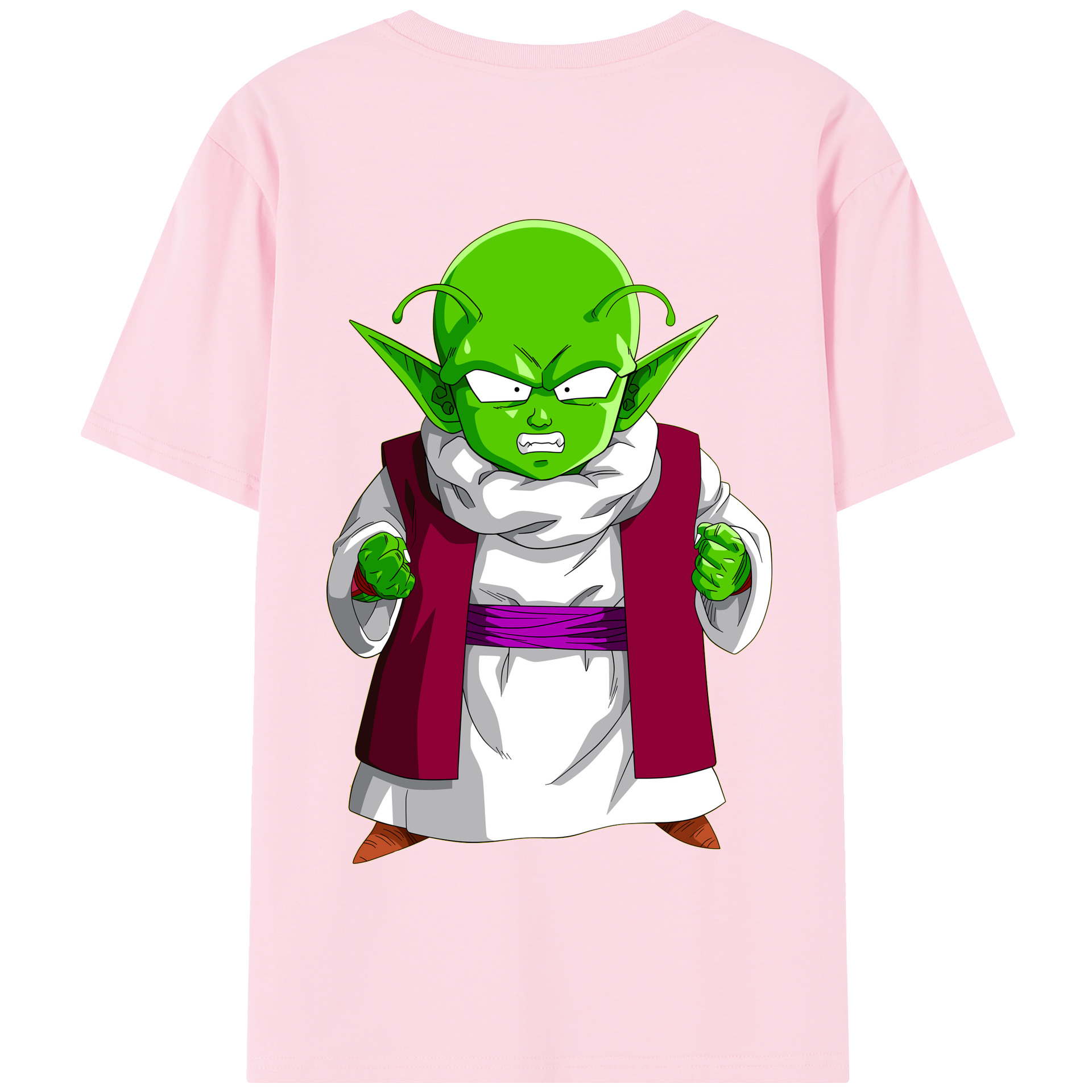 （画像用） ドラゴンボール ピッコロ DRAGON BALL Piccolo 綿100％半袖Tシャツ（背面プリント）