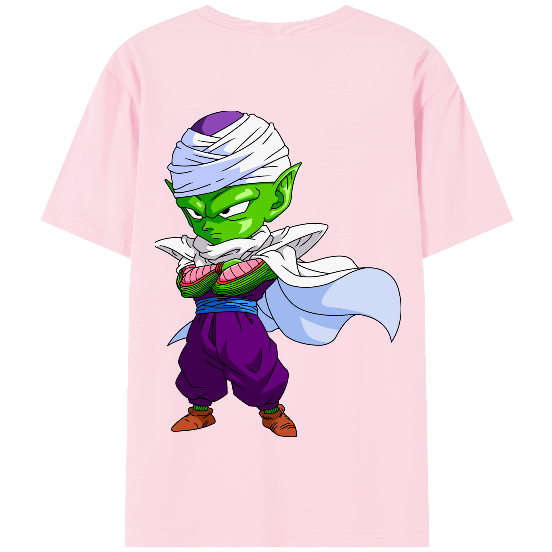 （画像用） ドラゴンボール ピッコロ DRAGON BALL Piccolo 綿100％半袖Tシャツ（背面プリント）
