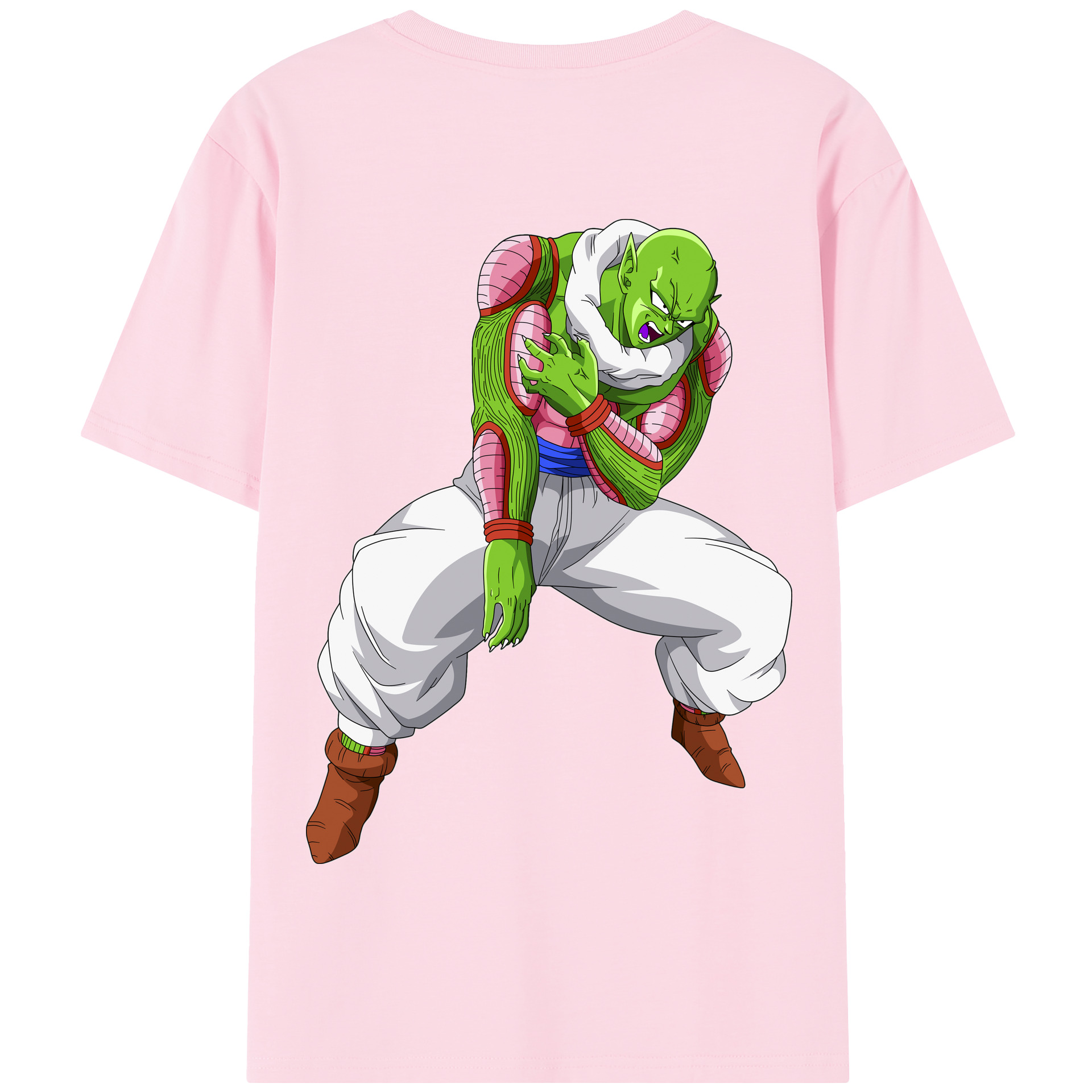 （画像用） ドラゴンボール ピッコロ DRAGON BALL Piccolo 綿100％半袖Tシャツ（背面プリント）