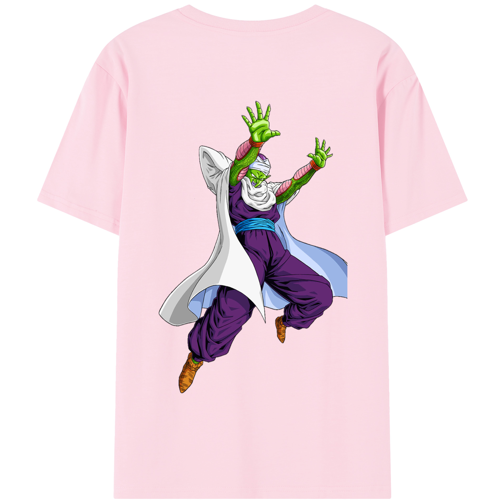 （画像用） ドラゴンボール ピッコロ DRAGON BALL Piccolo 綿100％半袖Tシャツ（背面プリント）