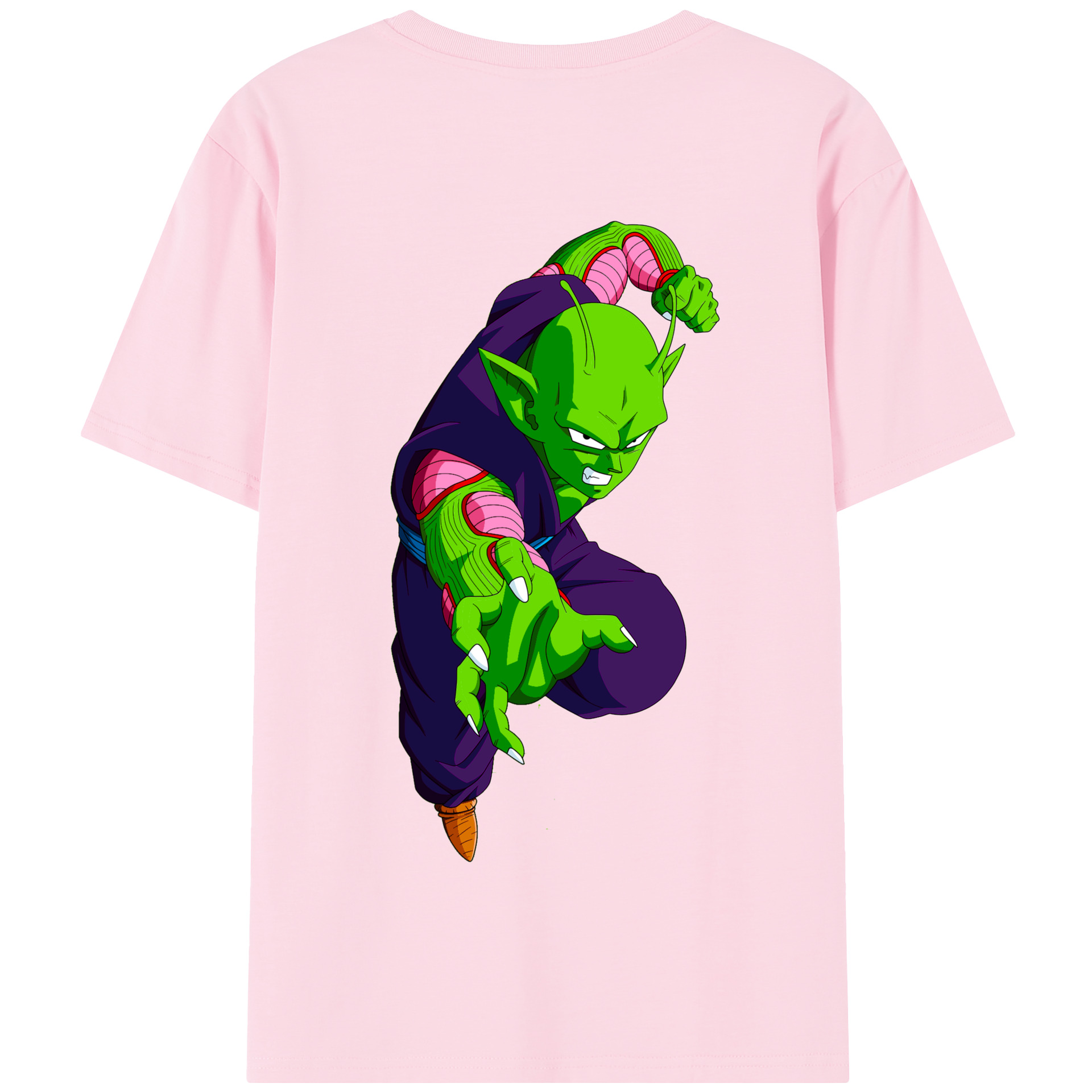 （画像用） ドラゴンボール ピッコロ DRAGON BALL Piccolo 綿100％半袖Tシャツ（背面プリント）