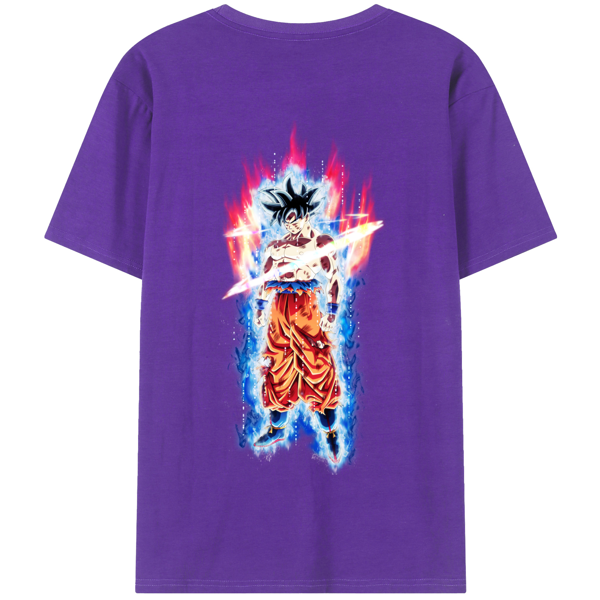 （画像用） ドラゴンボール 孫悟空（そん ごくう）Son Goku カカロット DRAGON BALL Kakarotto 綿100％半袖Tシャツ（背面プリント）