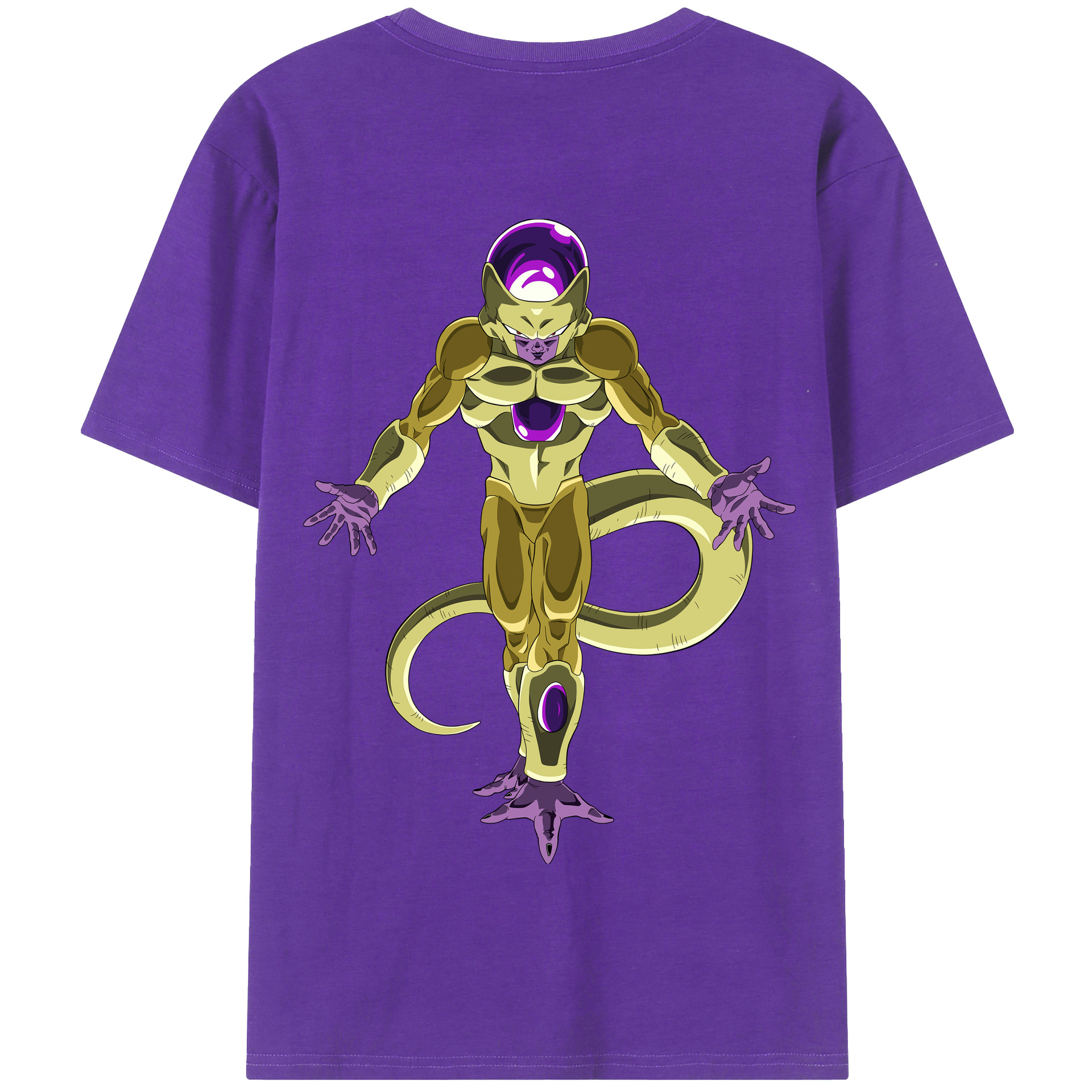 （画像用） ドラゴンボール フリーザ DRAGON BALL Frieza 綿100％半袖Tシャツ（背面プリント）