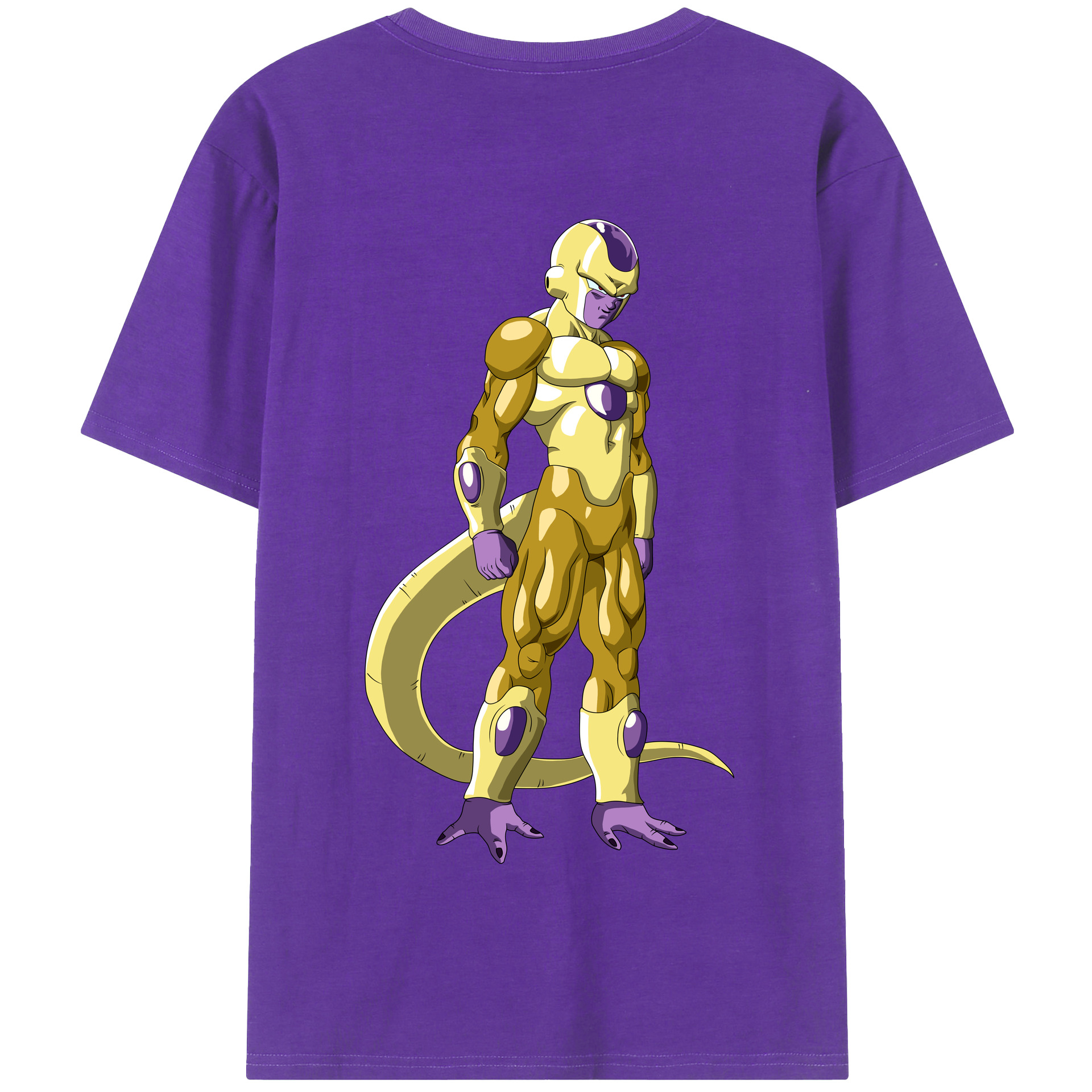 （画像用） ドラゴンボール フリーザ DRAGON BALL Frieza 綿100％半袖Tシャツ（背面プリント）