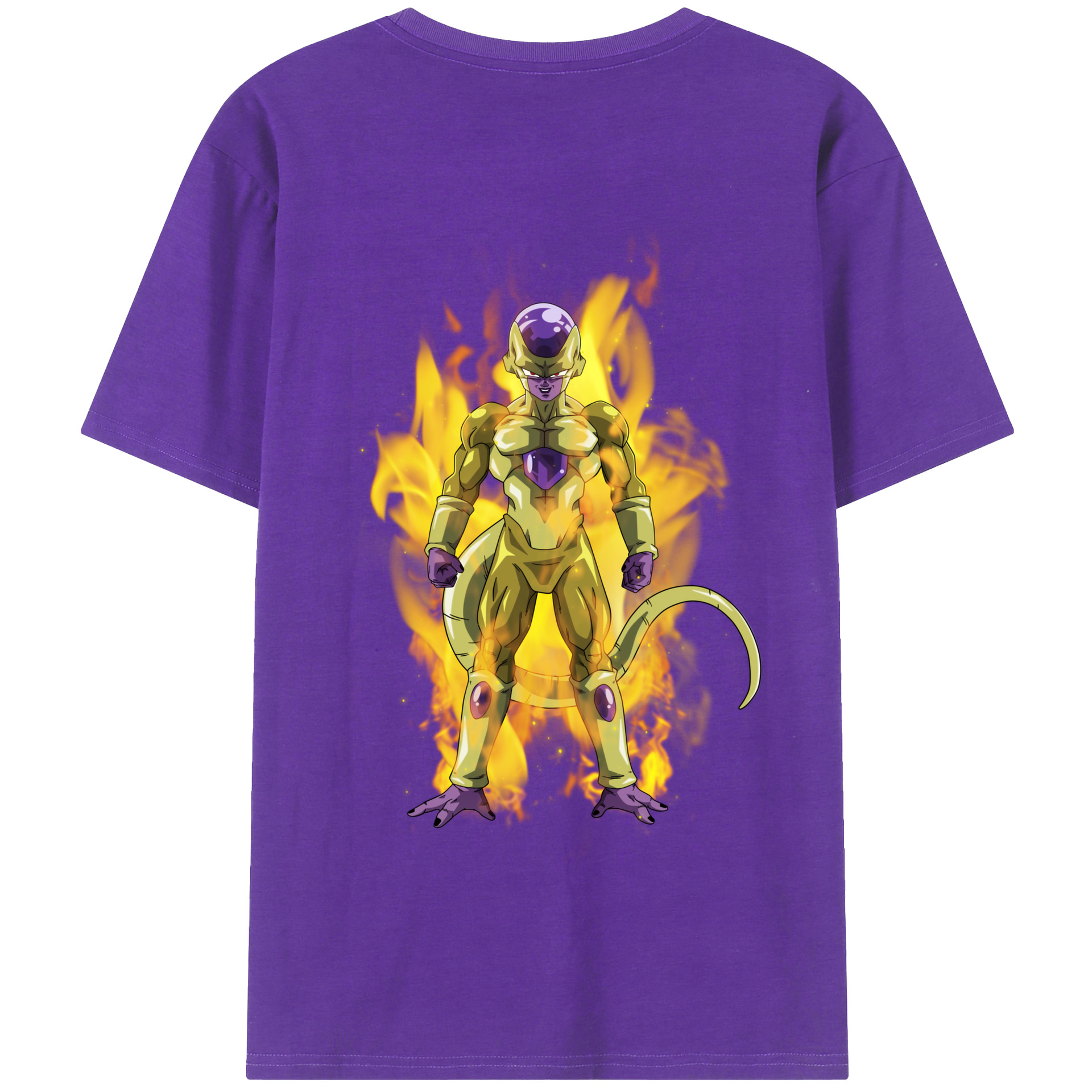 （画像用） ドラゴンボール フリーザ DRAGON BALL Frieza 綿100％半袖Tシャツ（背面プリント）