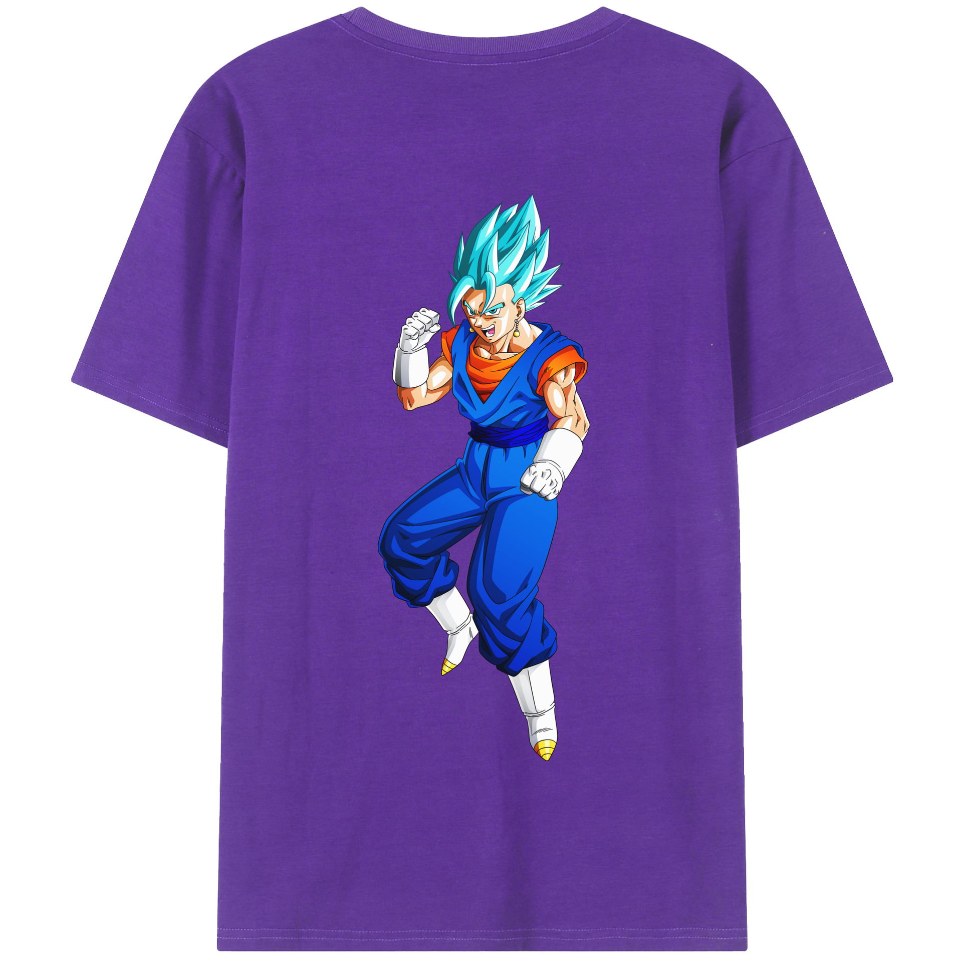 （画像用） ドラゴンボール ベジット DRAGON BALL Vegetto 綿100％半袖Tシャツ（背面プリント）