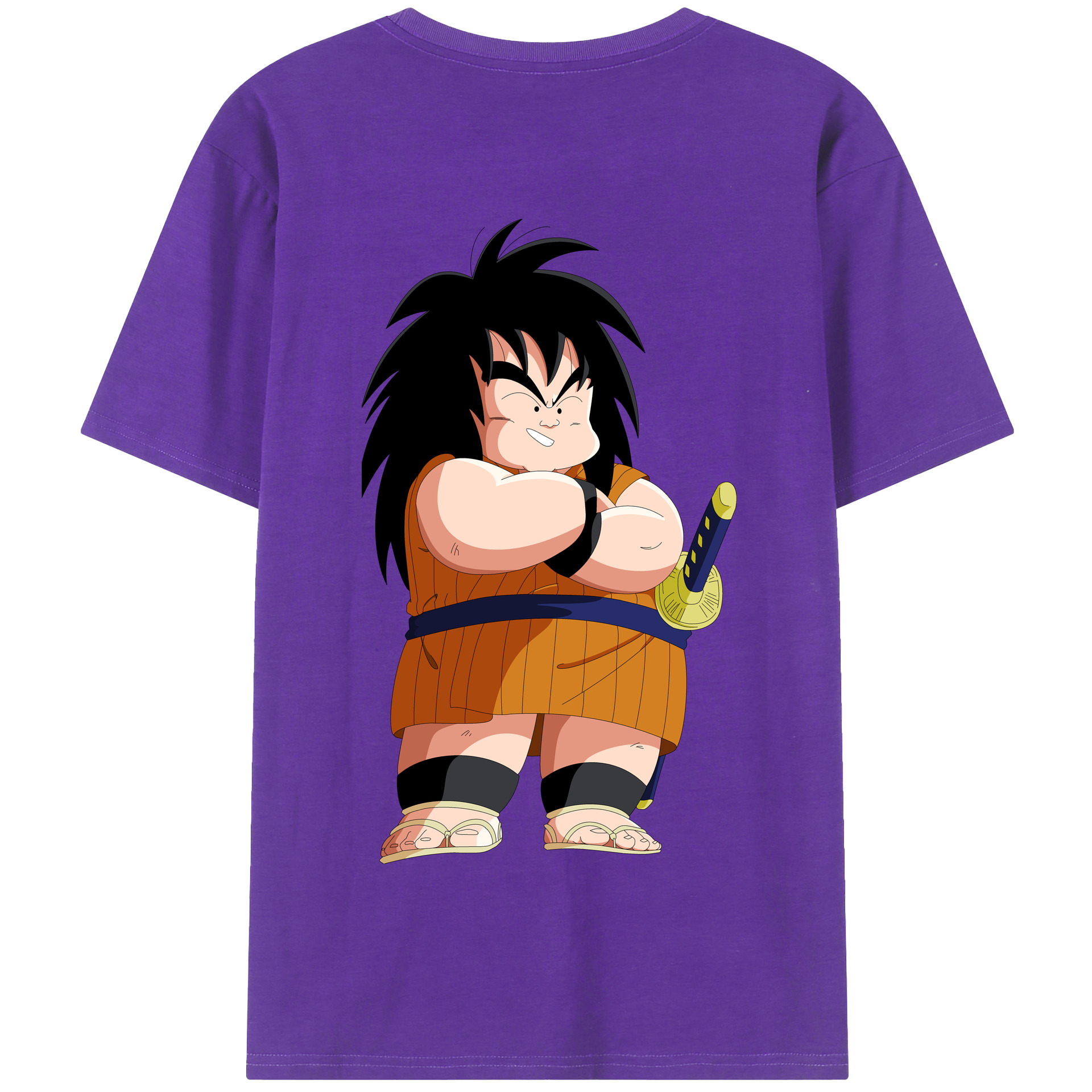 （画像用） ドラゴンボール やじろべえ DRAGON BALL Yajirobe 綿100％半袖Tシャツ（背面プリント）