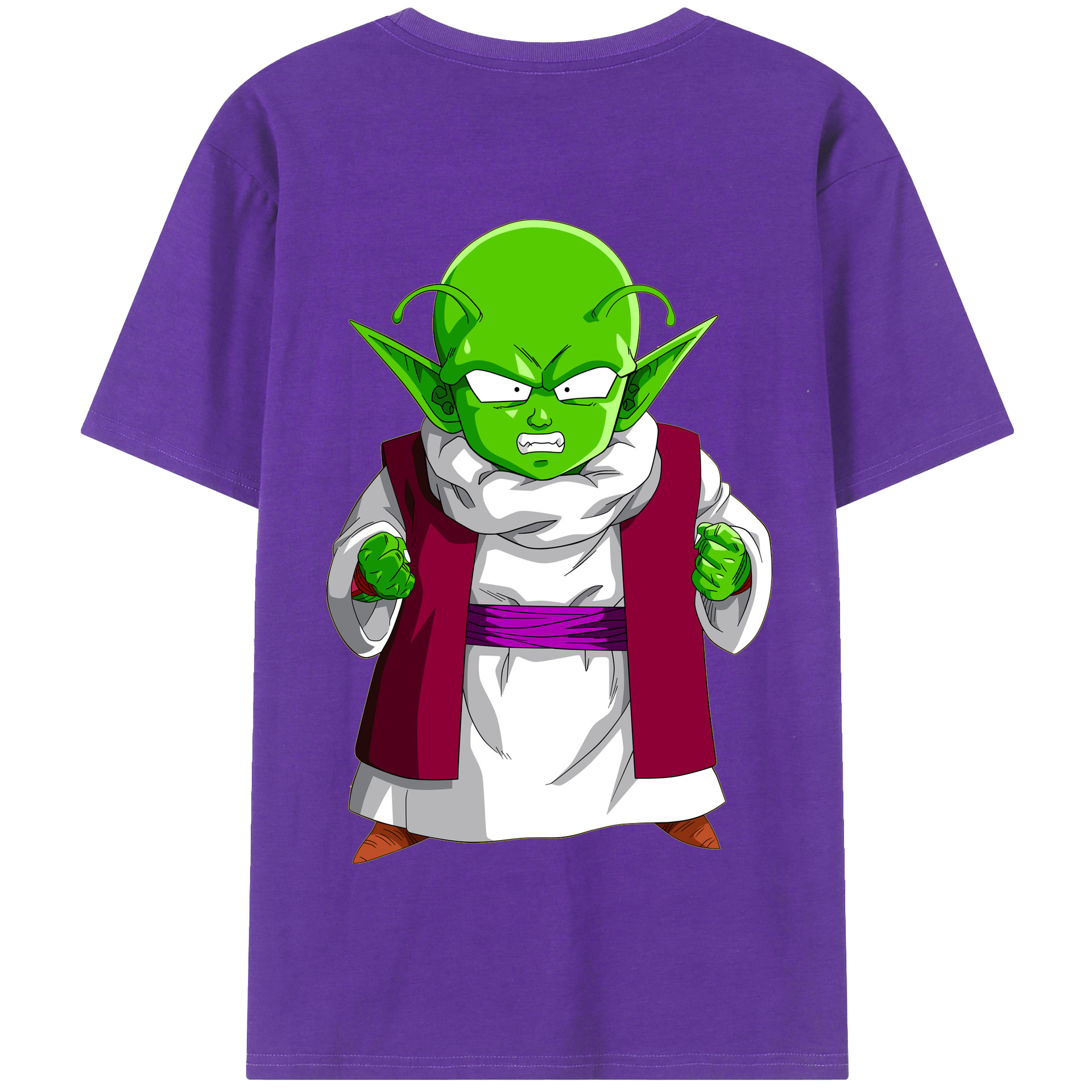（画像用） ドラゴンボール ピッコロ DRAGON BALL Piccolo 綿100％半袖Tシャツ（背面プリント）