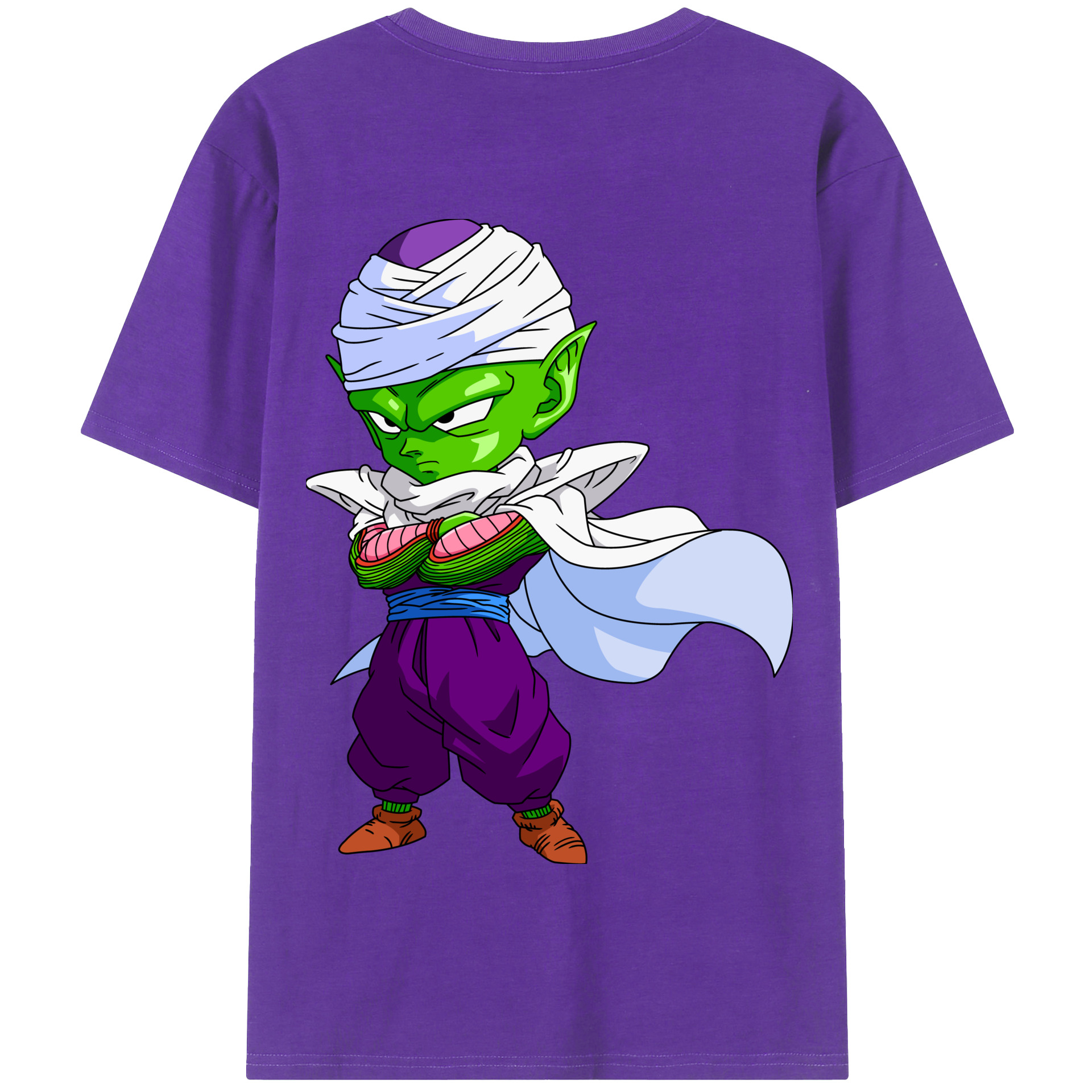 （画像用） ドラゴンボール ピッコロ DRAGON BALL Piccolo 綿100％半袖Tシャツ（背面プリント）