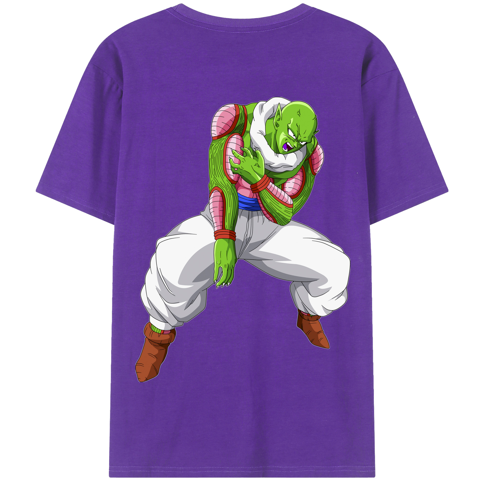 （画像用） ドラゴンボール ピッコロ DRAGON BALL Piccolo 綿100％半袖Tシャツ（背面プリント）
