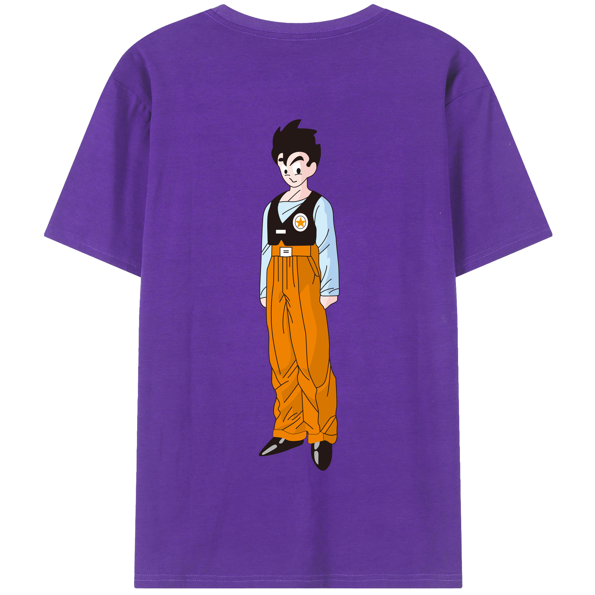 （画像用） ドラゴンボール DRAGON BALL 綿100％半袖Tシャツ（背面プリント）