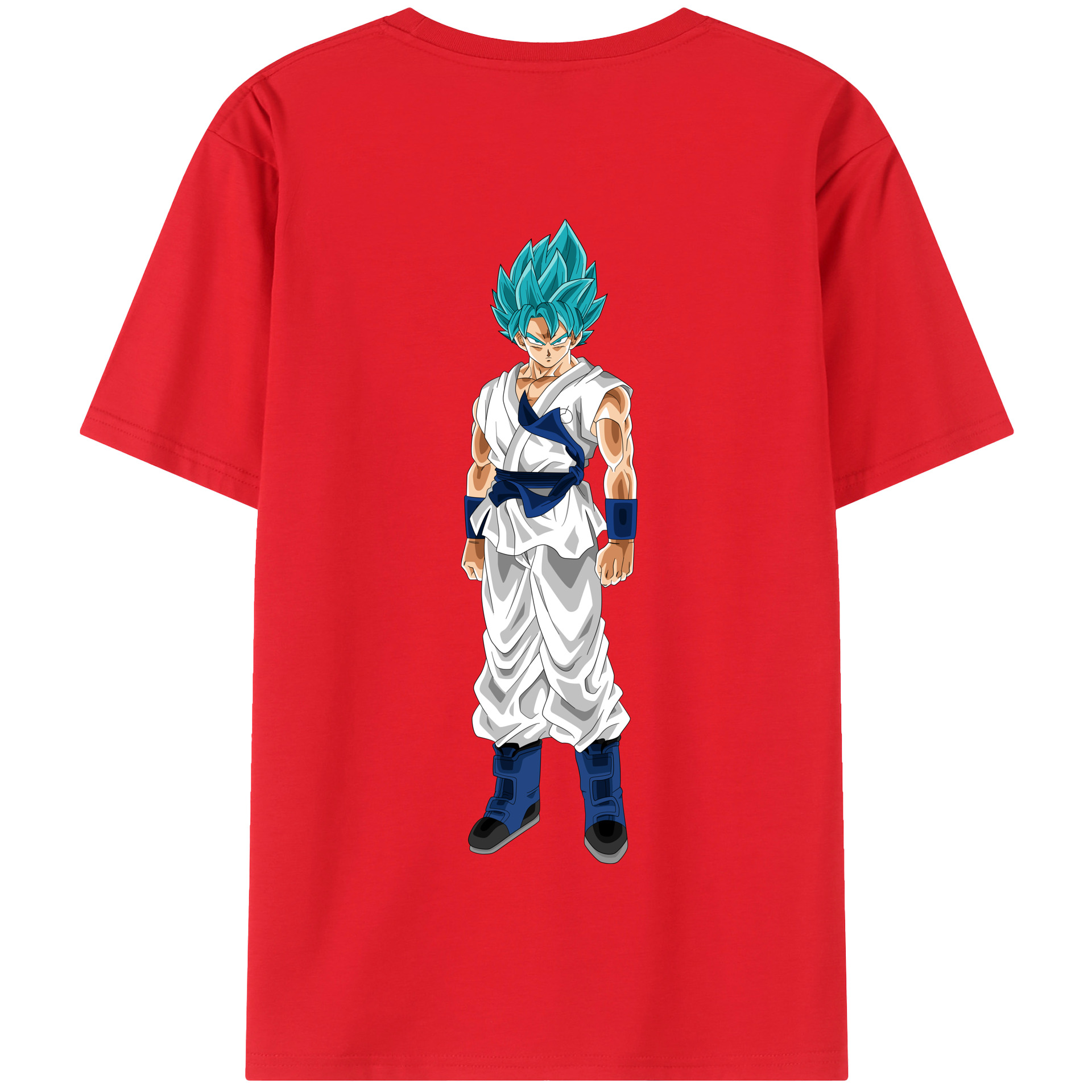 （画像用） ドラゴンボール 孫 悟飯（そんごはん）DRAGON BALL Son Gohan 綿100％半袖Tシャツ（背面プリント）