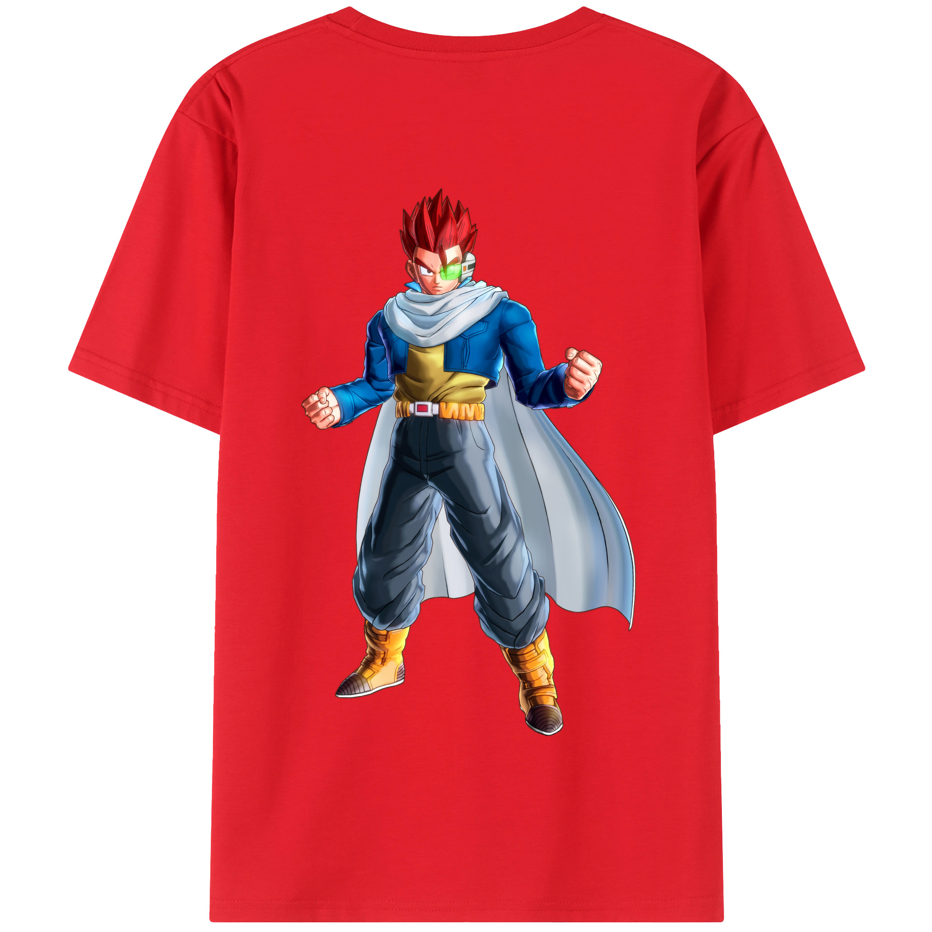 （画像用） ドラゴンボール 孫 悟飯（そんごはん）DRAGON BALL Son Gohan 綿100％半袖Tシャツ（背面プリント）