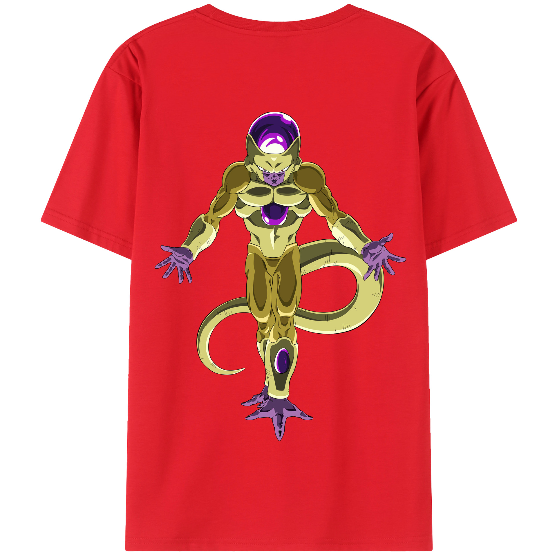 （画像用） ドラゴンボール フリーザ DRAGON BALL Frieza 綿100％半袖Tシャツ（背面プリント）