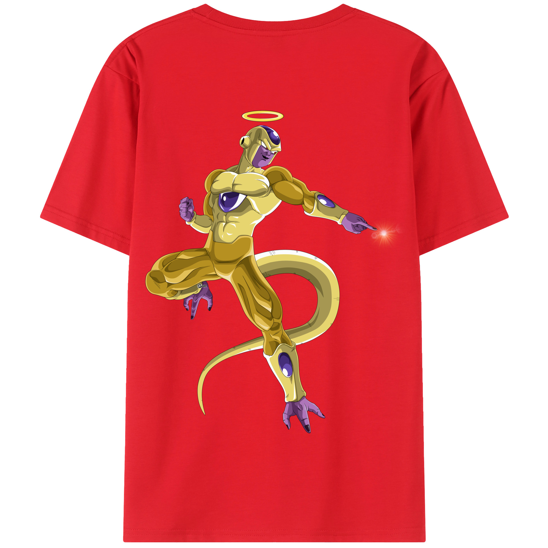 （画像用） ドラゴンボール フリーザ DRAGON BALL Frieza 綿100％半袖Tシャツ（背面プリント）