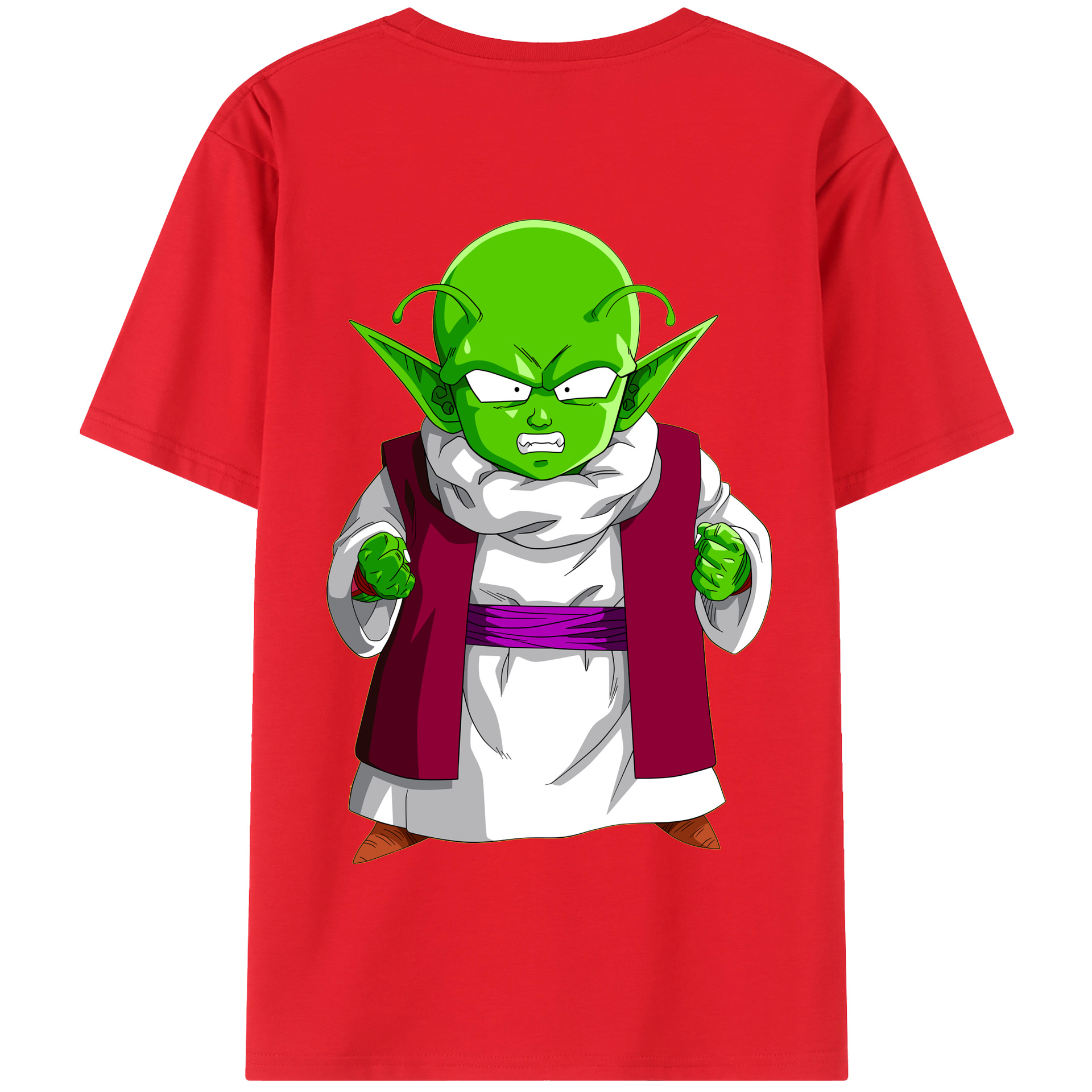 （画像用） ドラゴンボール ピッコロ DRAGON BALL Piccolo 綿100％半袖Tシャツ（背面プリント）