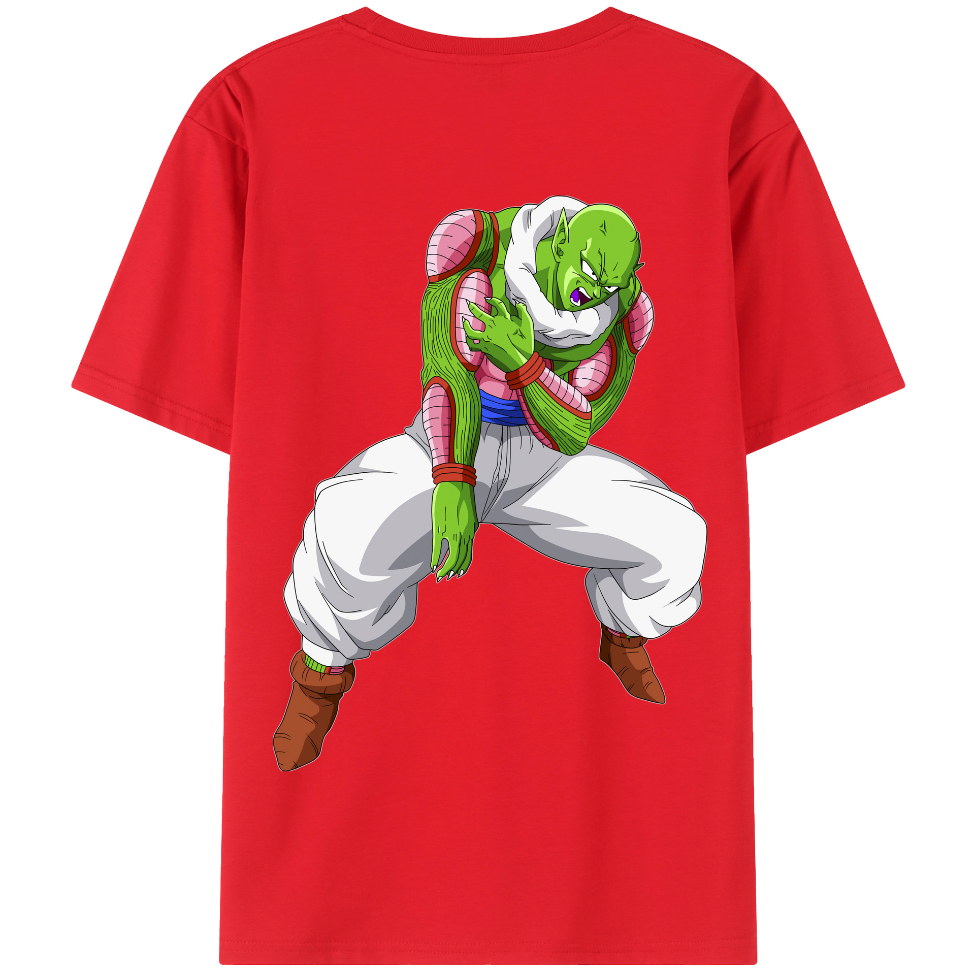 （画像用） ドラゴンボール ピッコロ DRAGON BALL Piccolo 綿100％半袖Tシャツ（背面プリント）