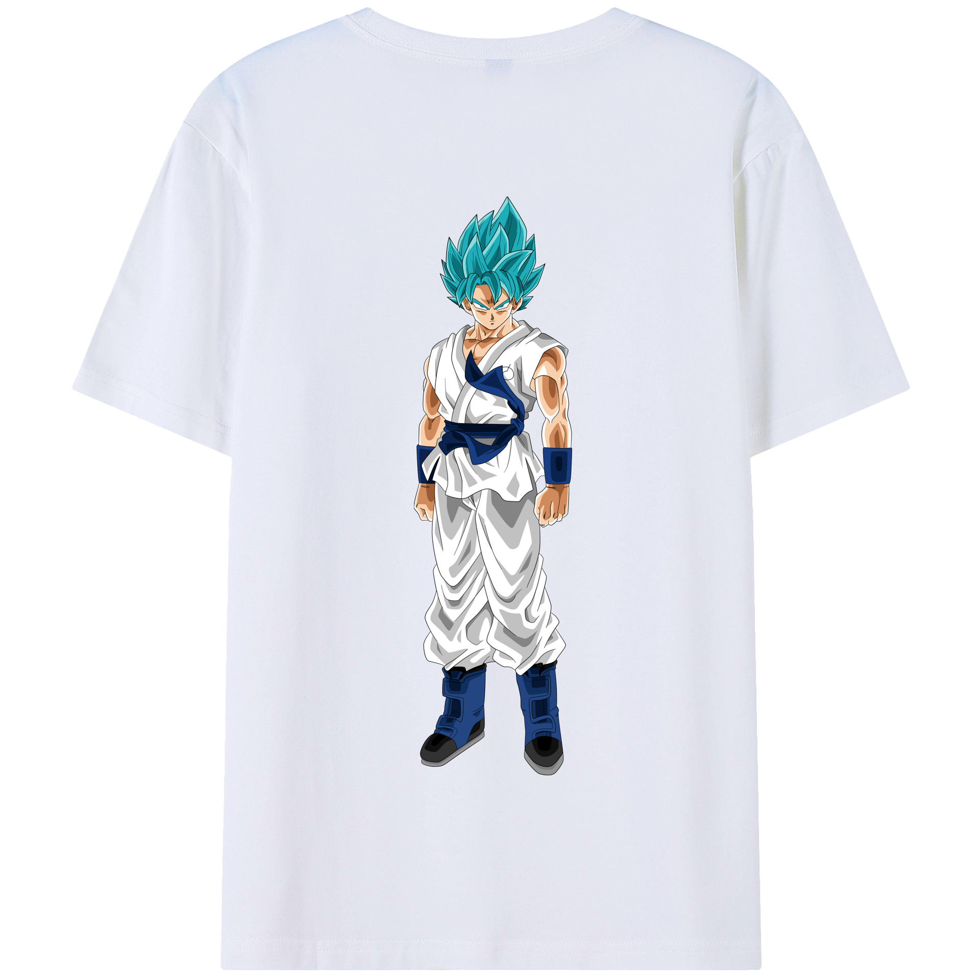 （画像用） ドラゴンボール 孫 悟飯（そんごはん）DRAGON BALL Son Gohan 綿100％半袖Tシャツ（背面プリント）