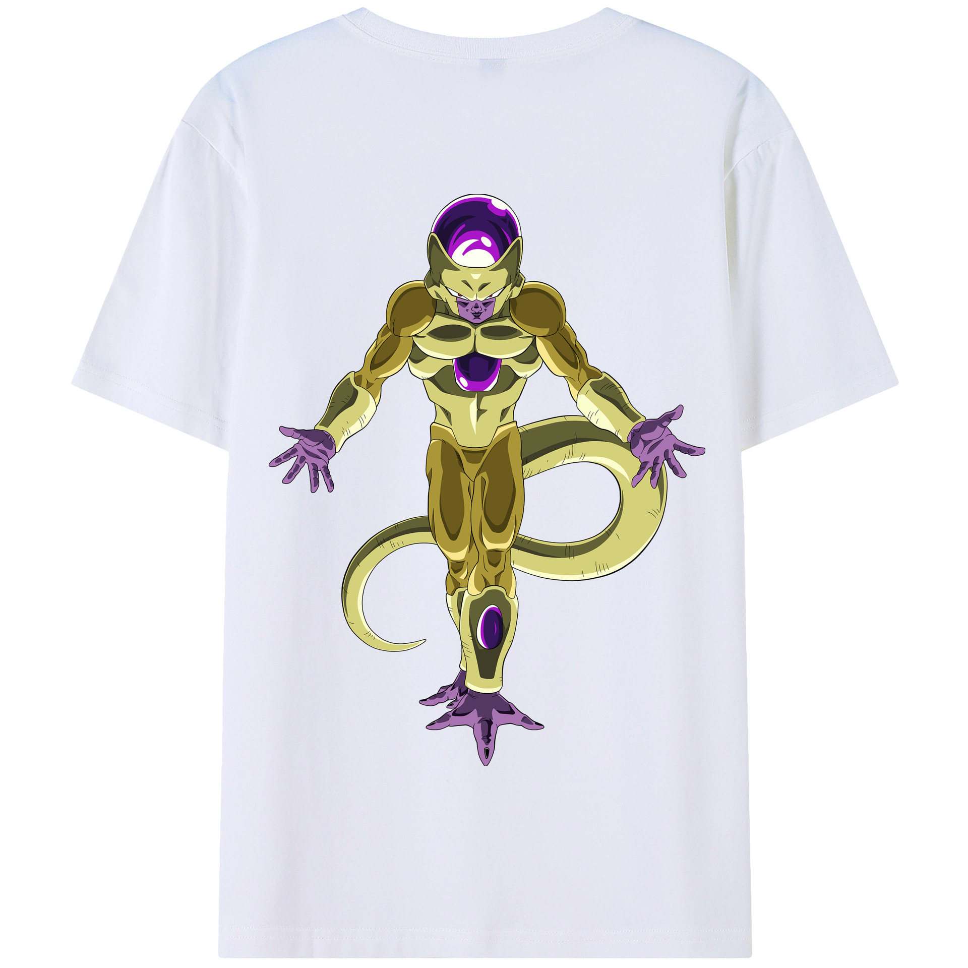 （画像用） ドラゴンボール フリーザ DRAGON BALL Frieza 綿100％半袖Tシャツ（背面プリント）