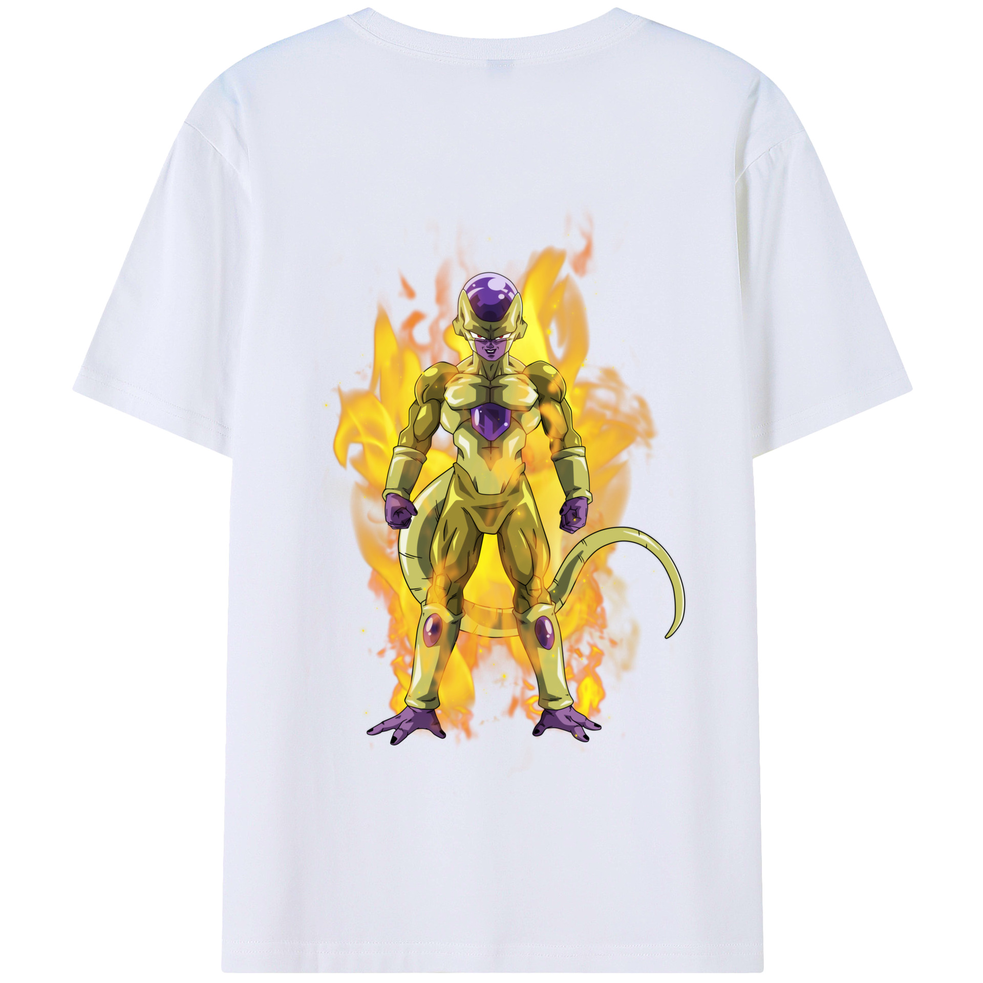 （画像用） ドラゴンボール フリーザ DRAGON BALL Frieza 綿100％半袖Tシャツ（背面プリント）