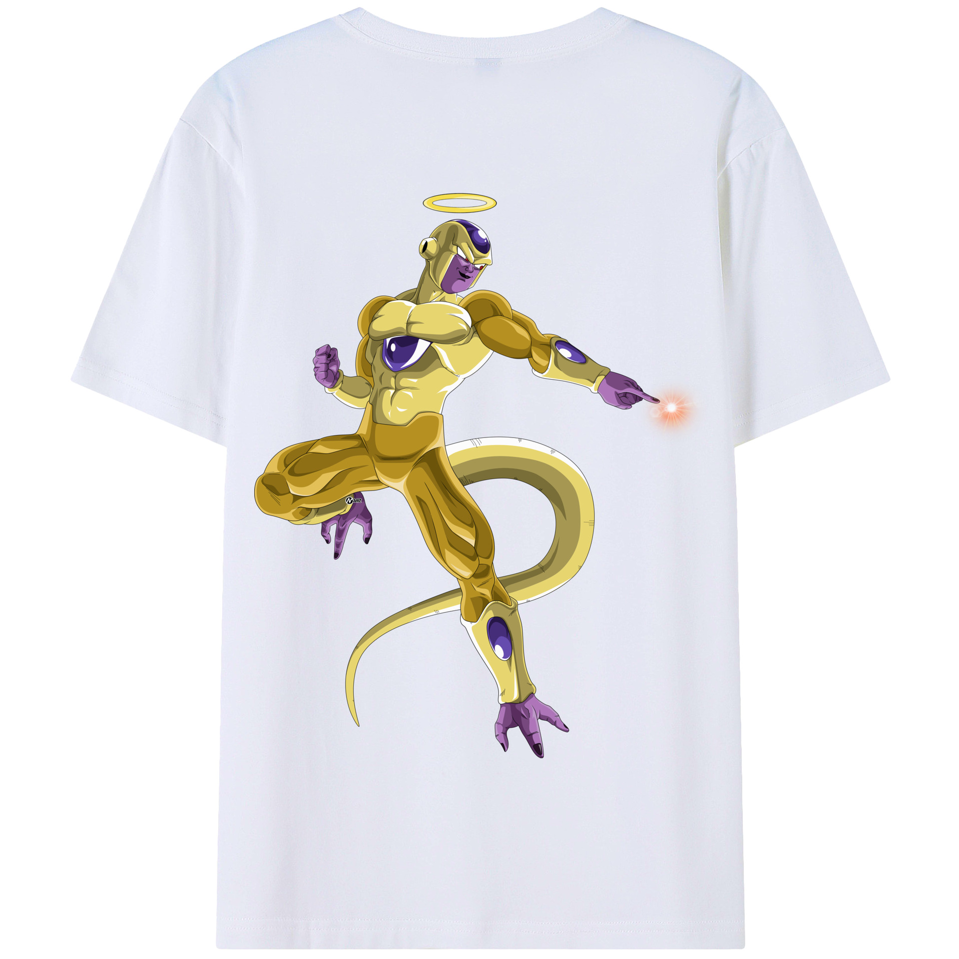 （画像用） ドラゴンボール フリーザ DRAGON BALL Frieza 綿100％半袖Tシャツ（背面プリント）