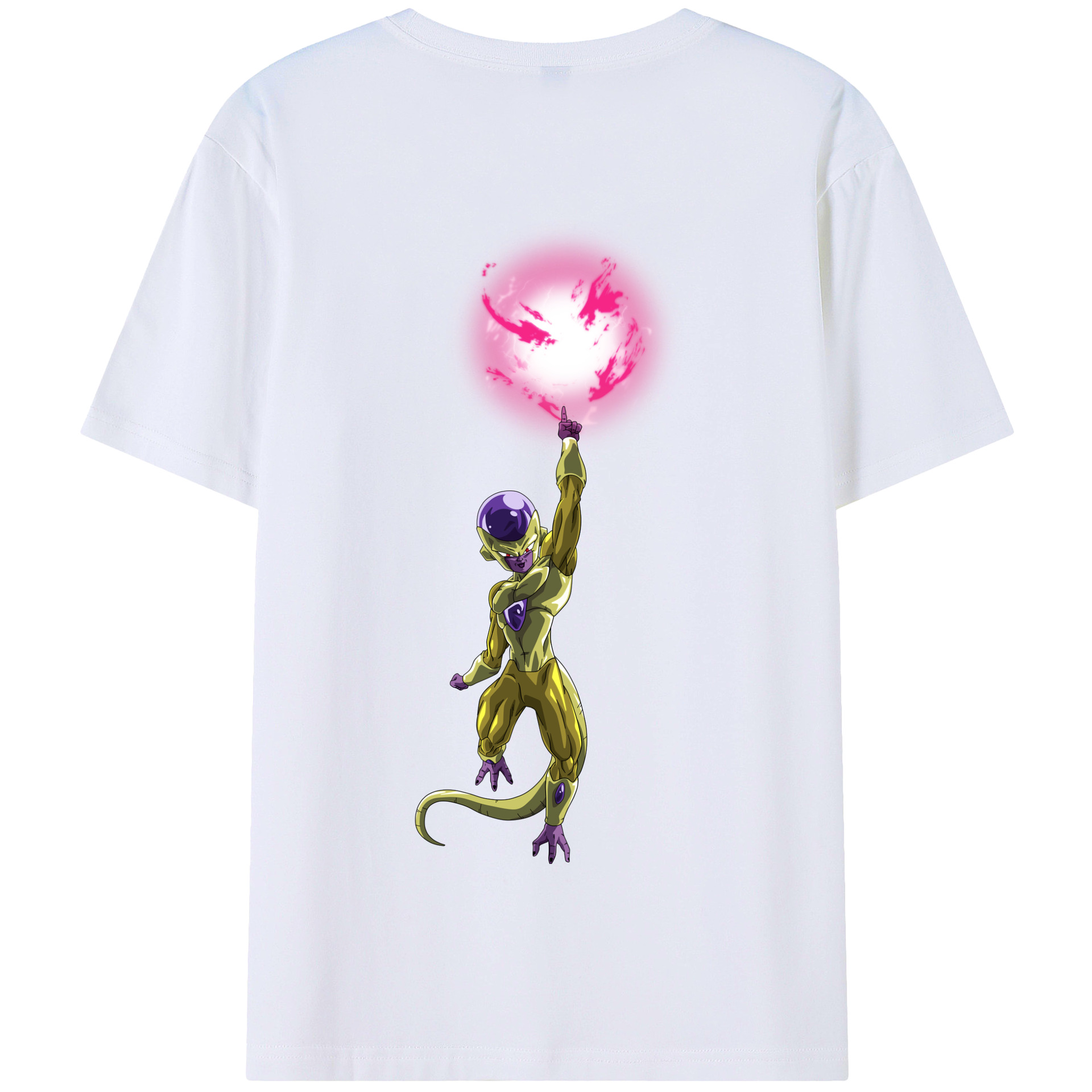 （画像用） ドラゴンボール フリーザ DRAGON BALL Frieza 綿100％半袖Tシャツ（背面プリント）